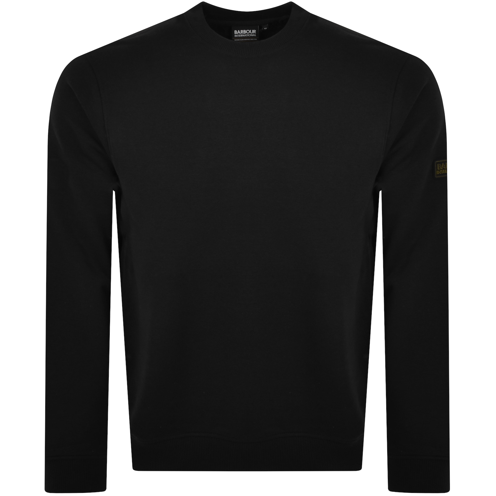 Shop Barbour International Outline Sweatshirt Black