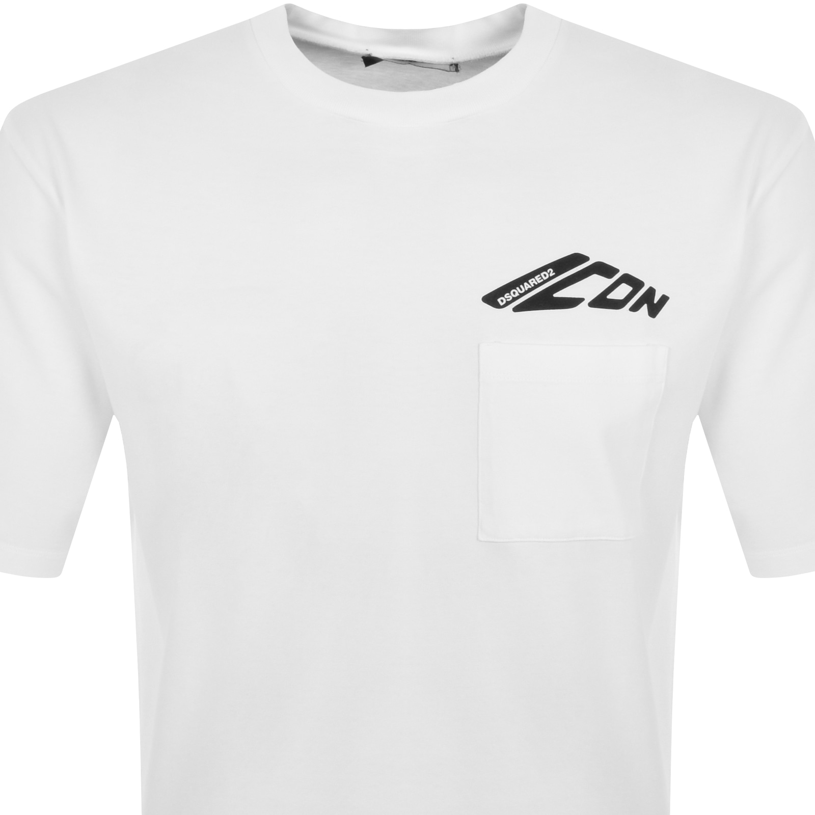 Dsquared2 Crew-neck T-shirt Chest Pocket In White