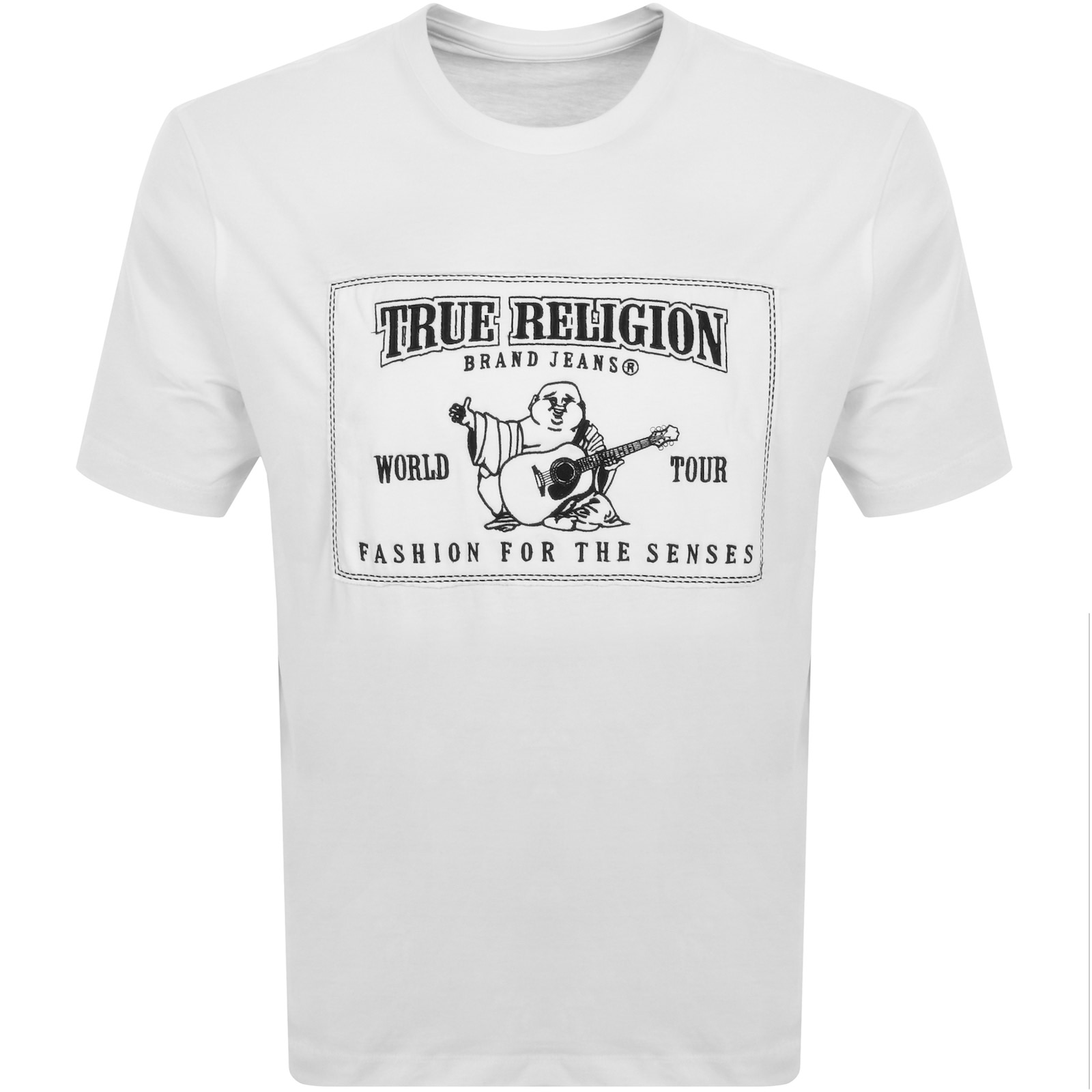 Shop True Religion Relaxed Applique Logo T Shirt White