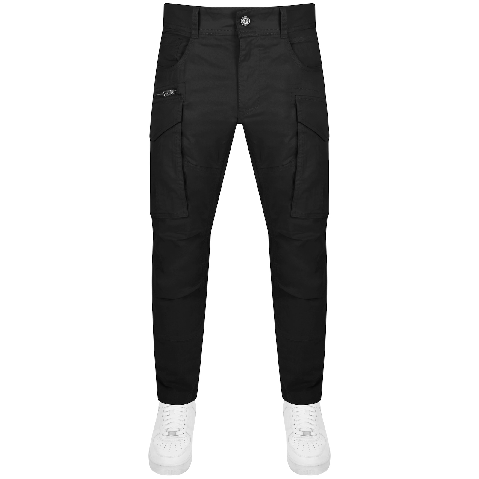 REPLAY REPLAY JOE CARGO TROUSERS BLACK 