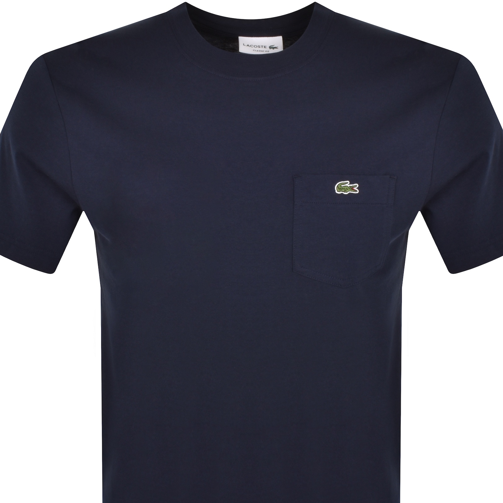 Shop Lacoste Logo T Shirt Navy