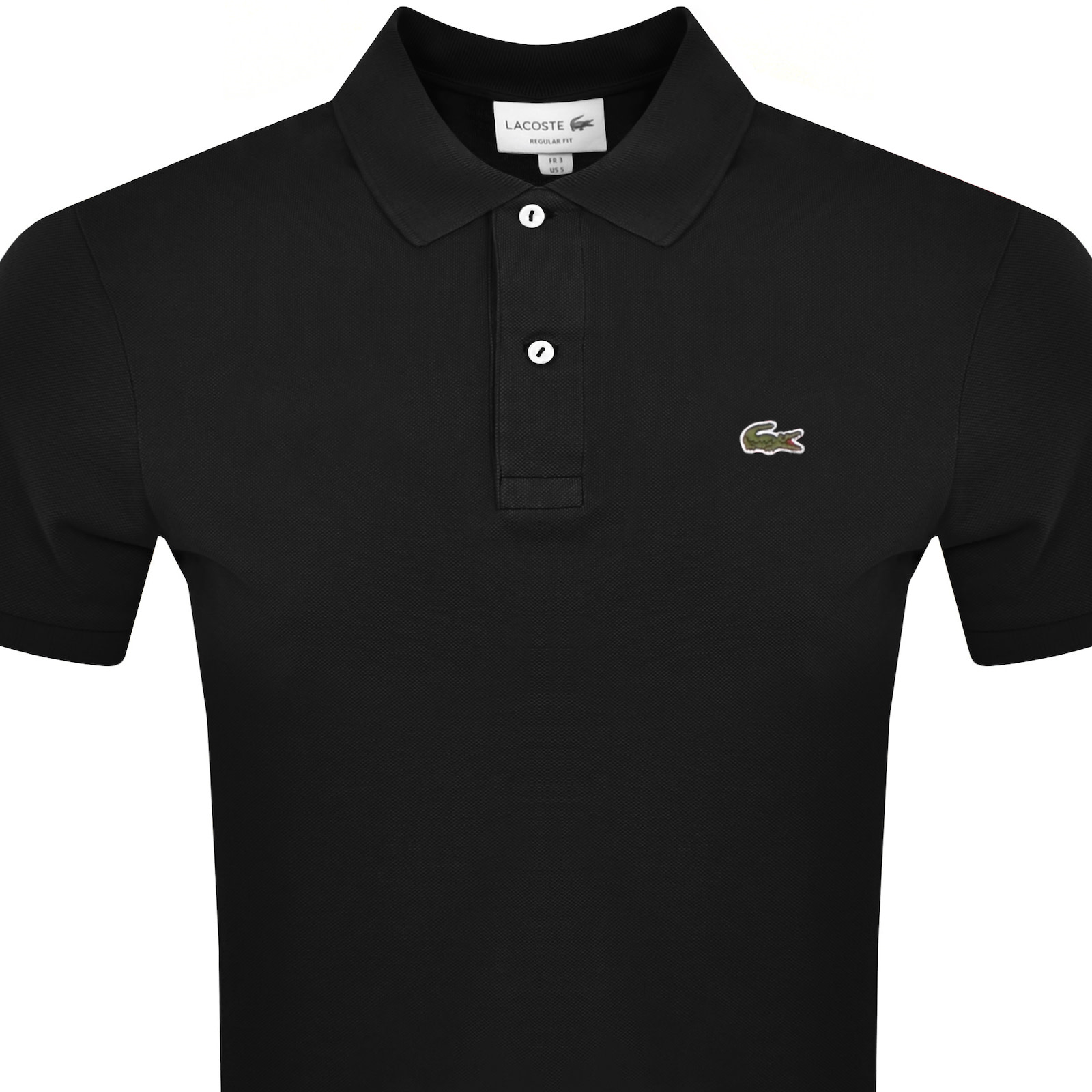 Lacoste Classic Fit Original L.12.12 Polo Clothing In Black