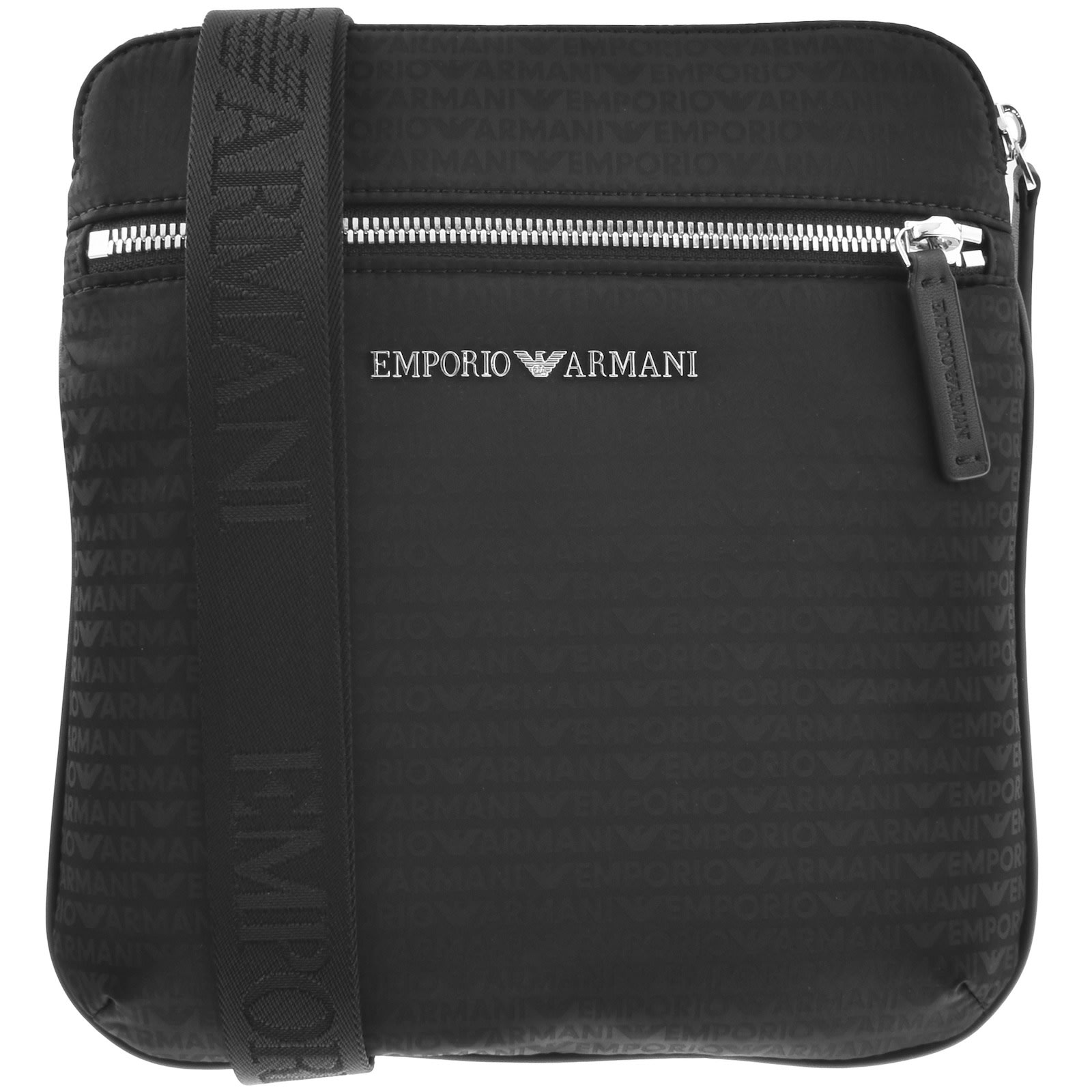 Shop Armani Collezioni Emporio Armani Messenger Bag Black