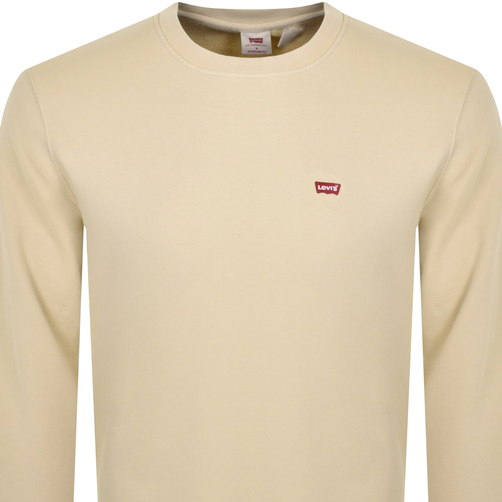 Shop Levi's Levis Original Crew Neck Sweatshirt Beige