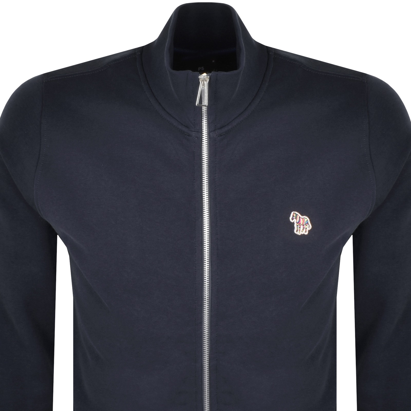 Shop Paul Smith Full Zip Sweatshirt Navy