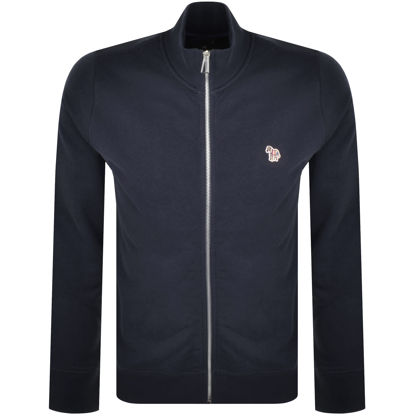 Shop Paul Smith Full Zip Sweatshirt Navy