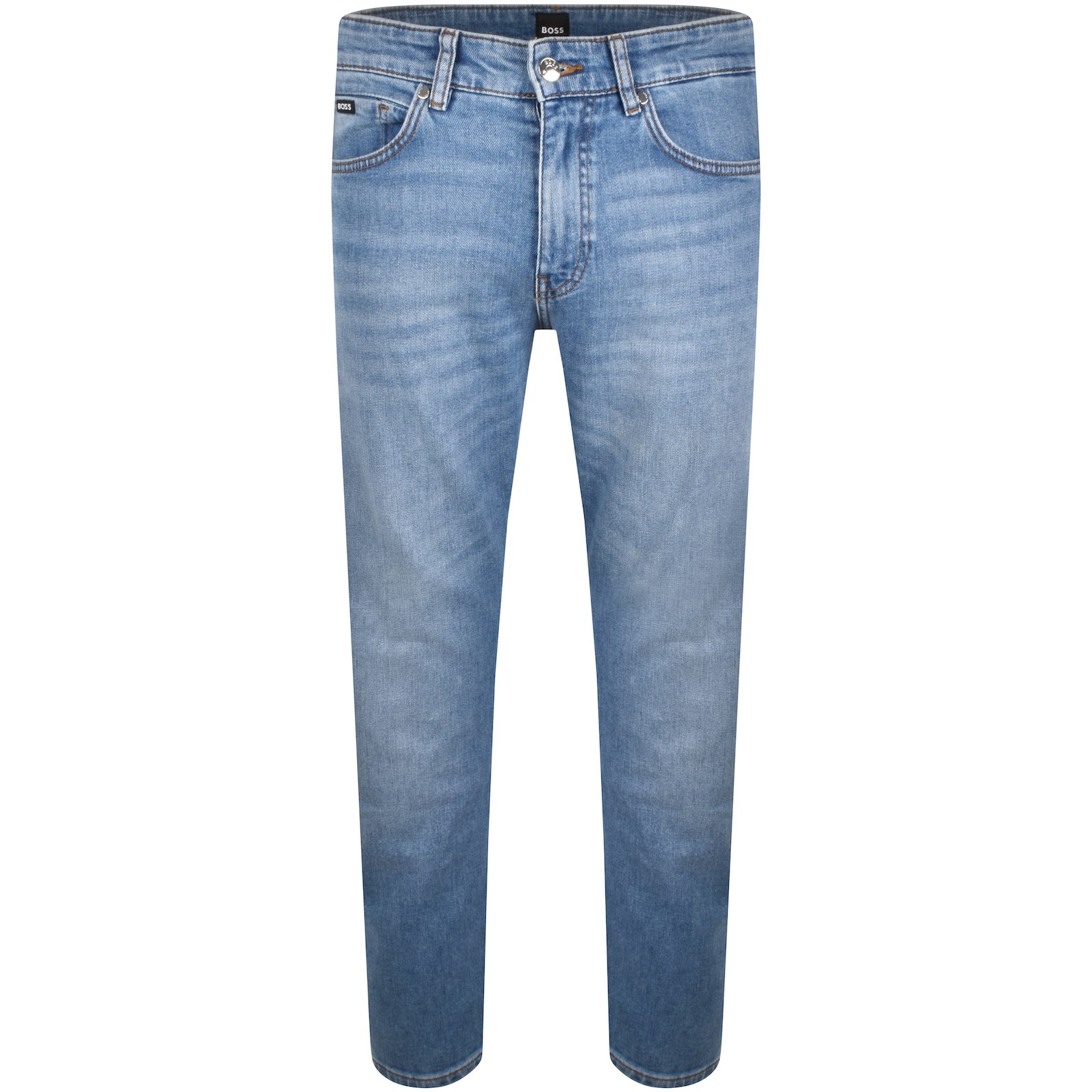 HUGO BOSS BOSS DELAWARE SLIM FIT JEANS LIGHT WASH BLUE