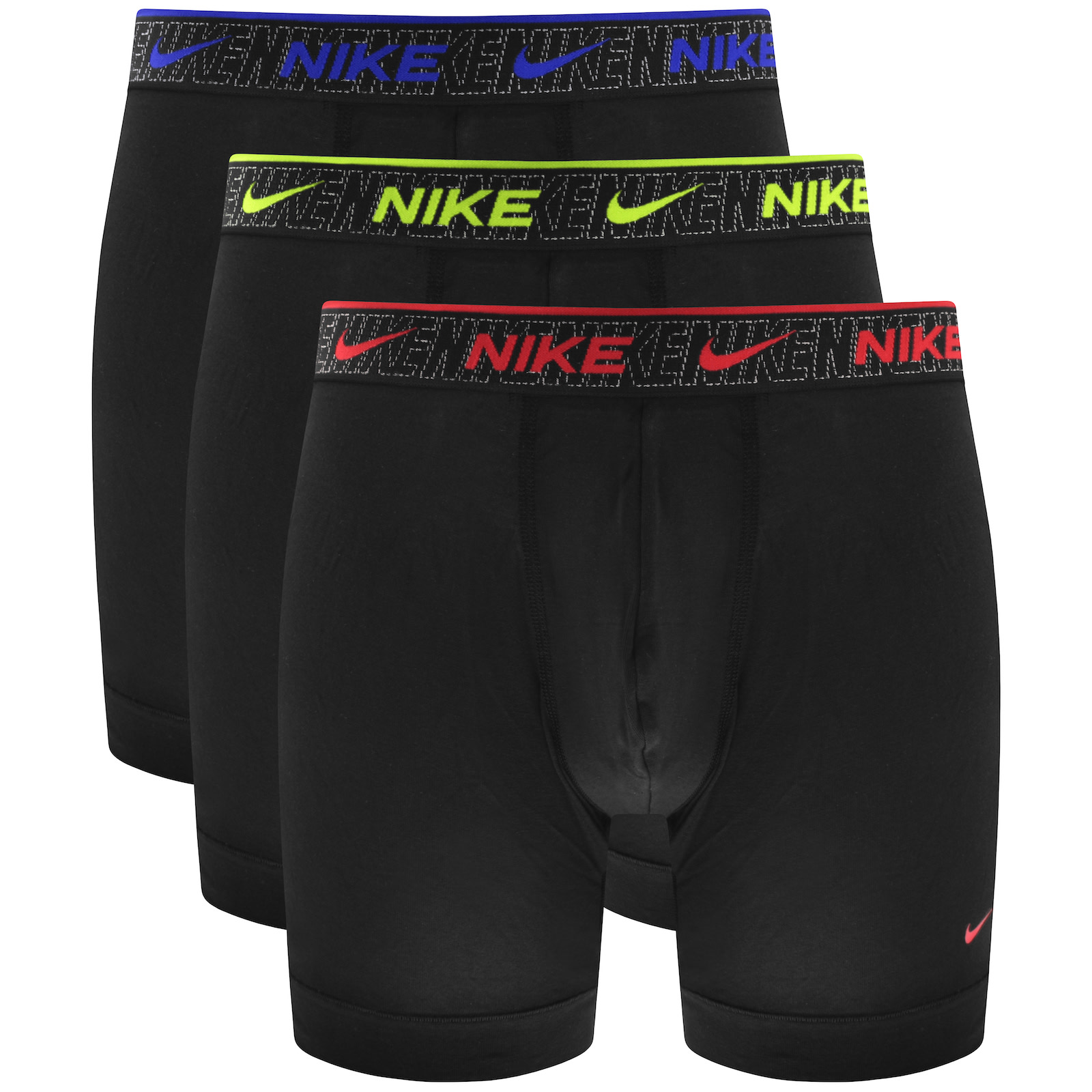 Shop Nike Logo 3 Pack Boxer Briefs Black