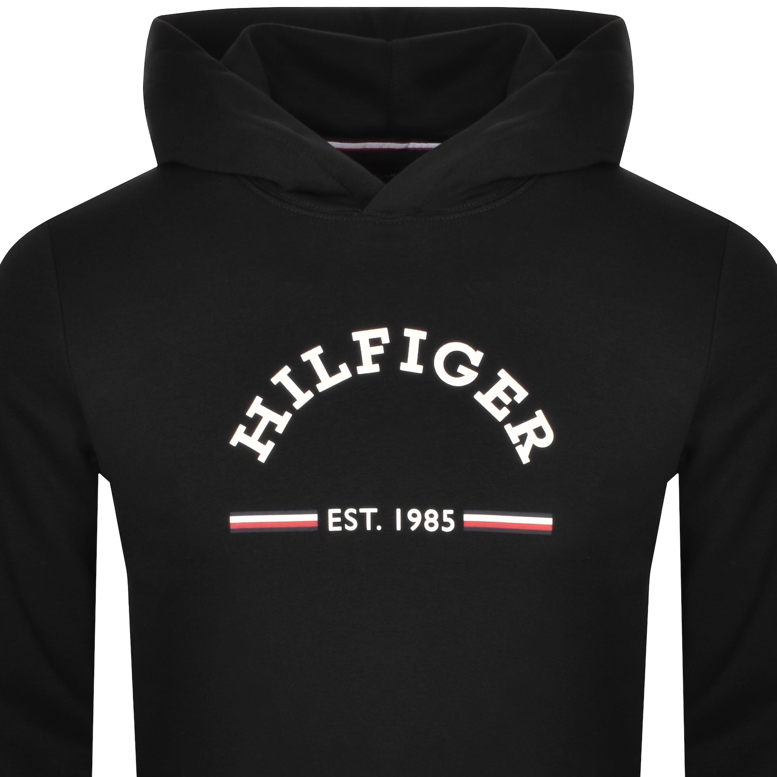 Shop Tommy Hilfiger Roundall Hoodie Black