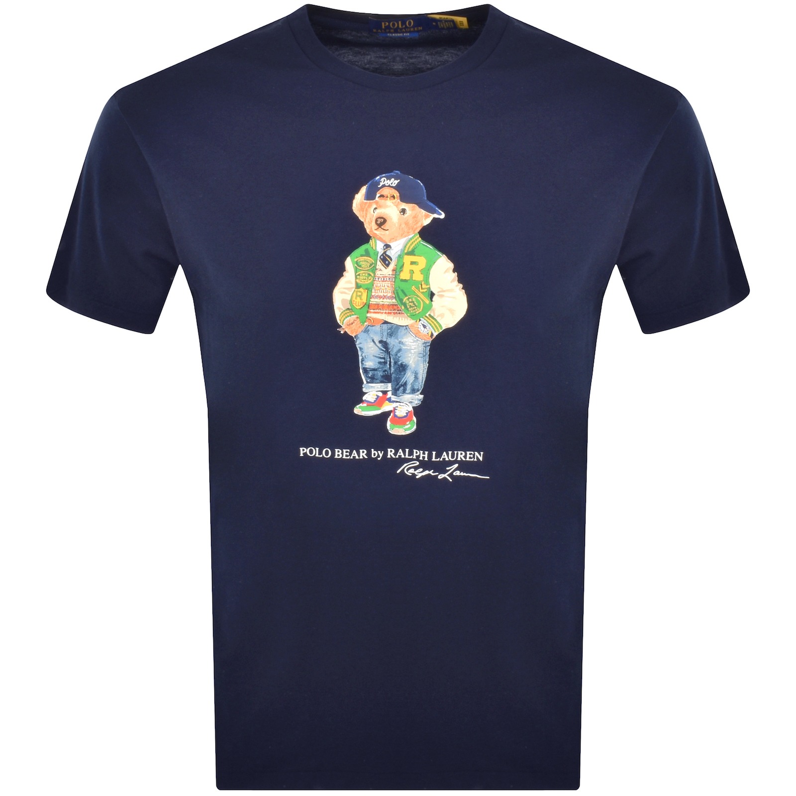 Shop Ralph Lauren Bear T Shirt Navy