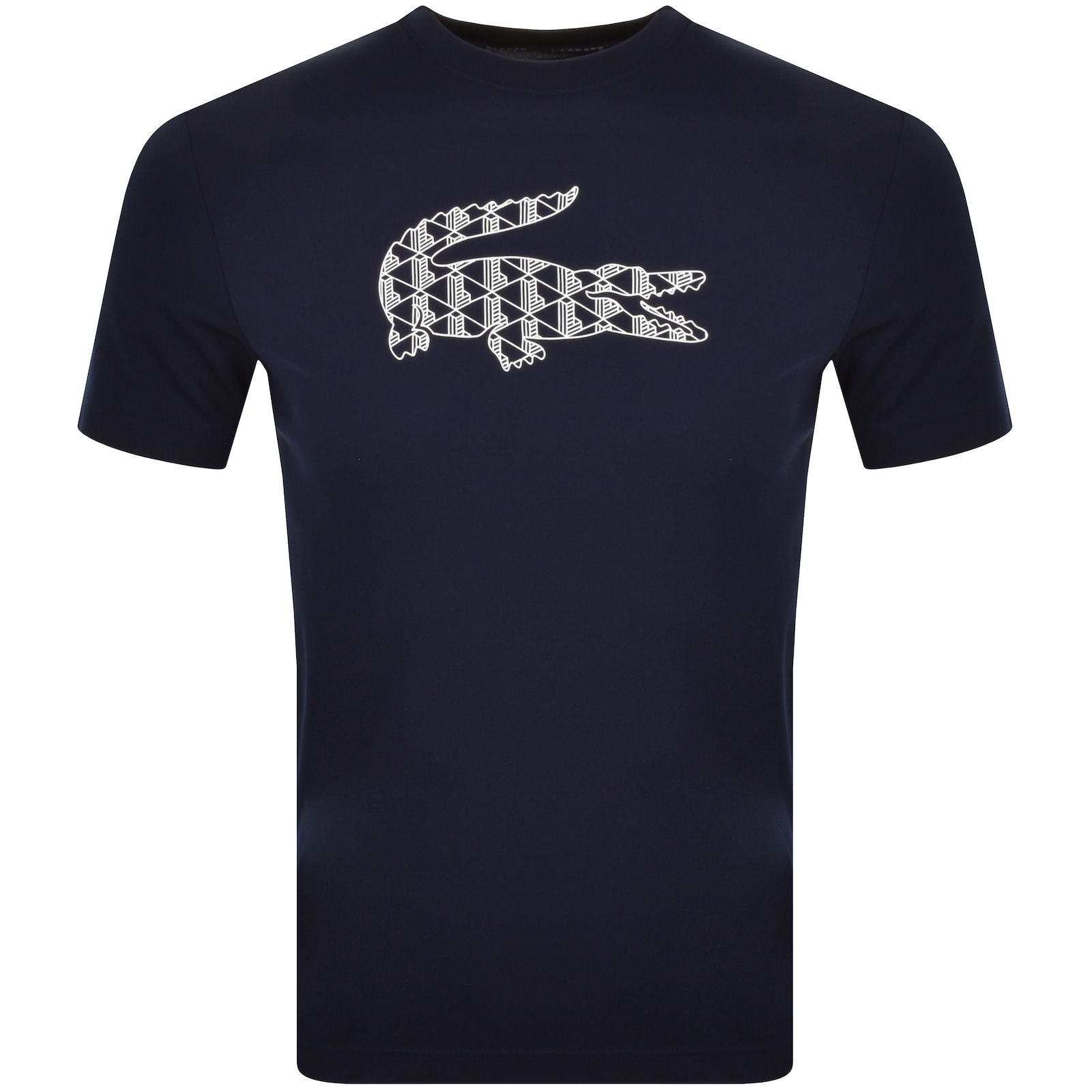 Shop Lacoste Sport Logo T Shirt Navy