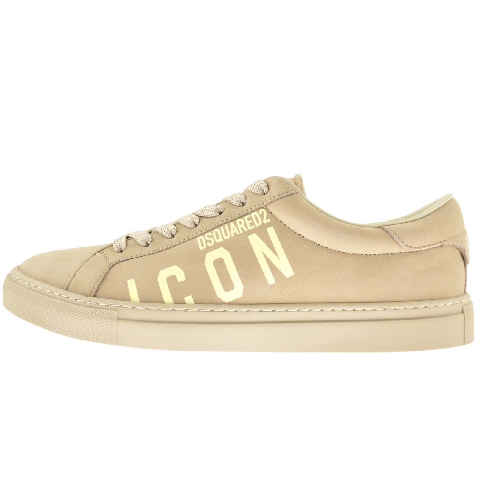 Shop Dsquared2 Cassetta Trainers Beige