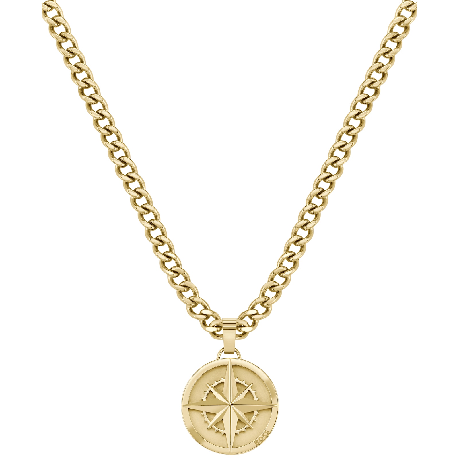 Shop Boss Business Boss North Compass Necklace Gold