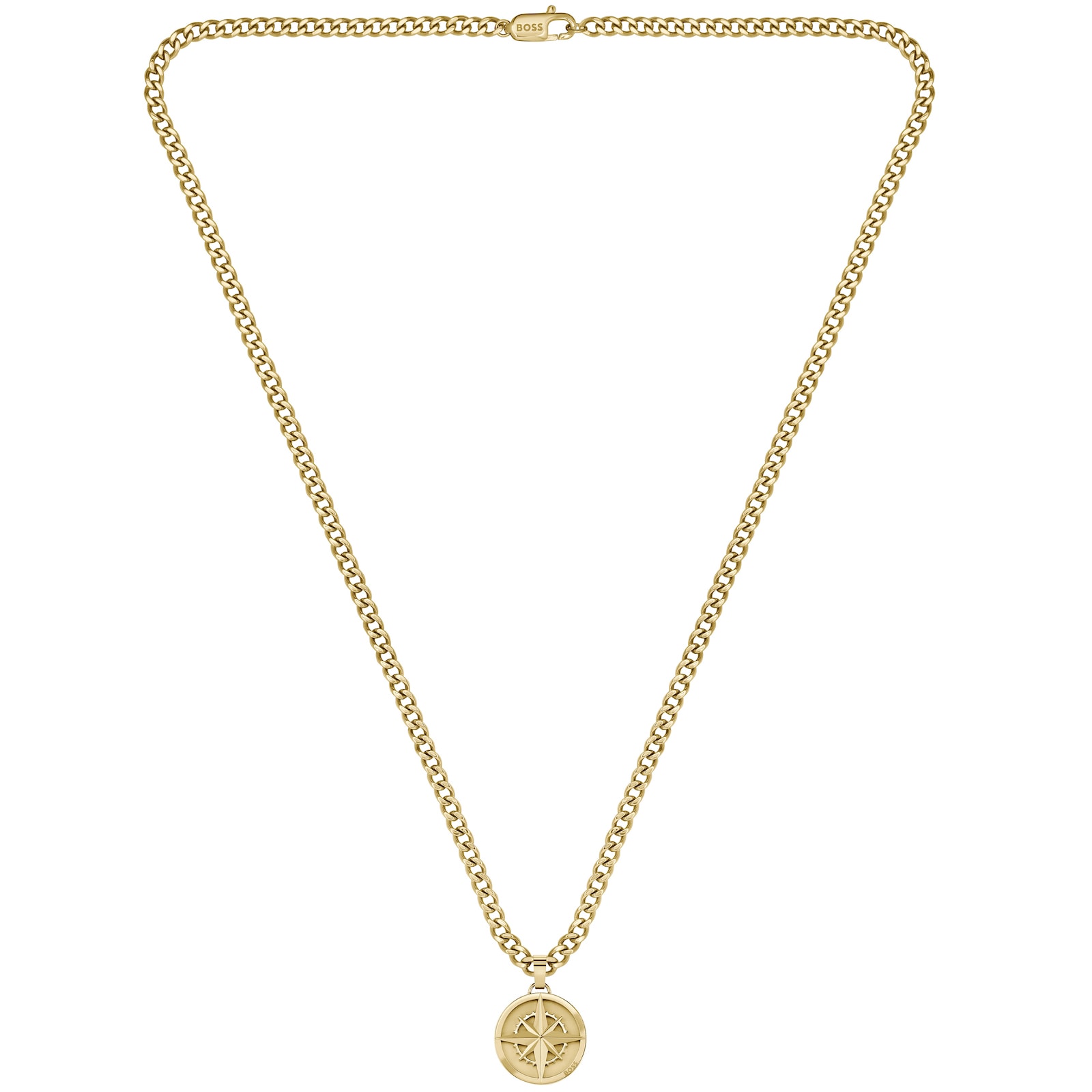 Shop Boss Business Boss North Compass Necklace Gold