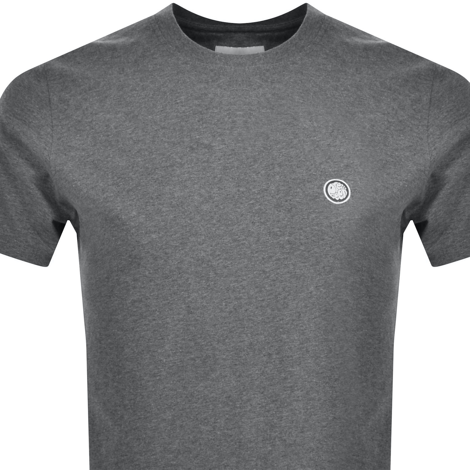 Shop Pretty Green Mitchell Crew Neck T Shirt Grey