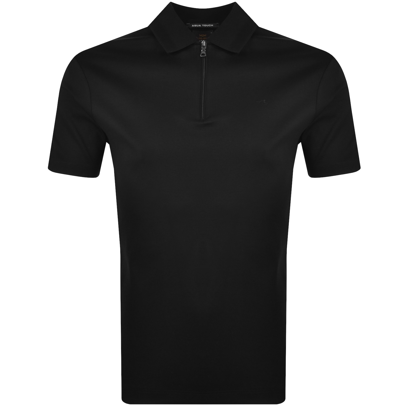 Shop Paul &amp; Shark Paul And Shark Aqua Interlock Polo Black