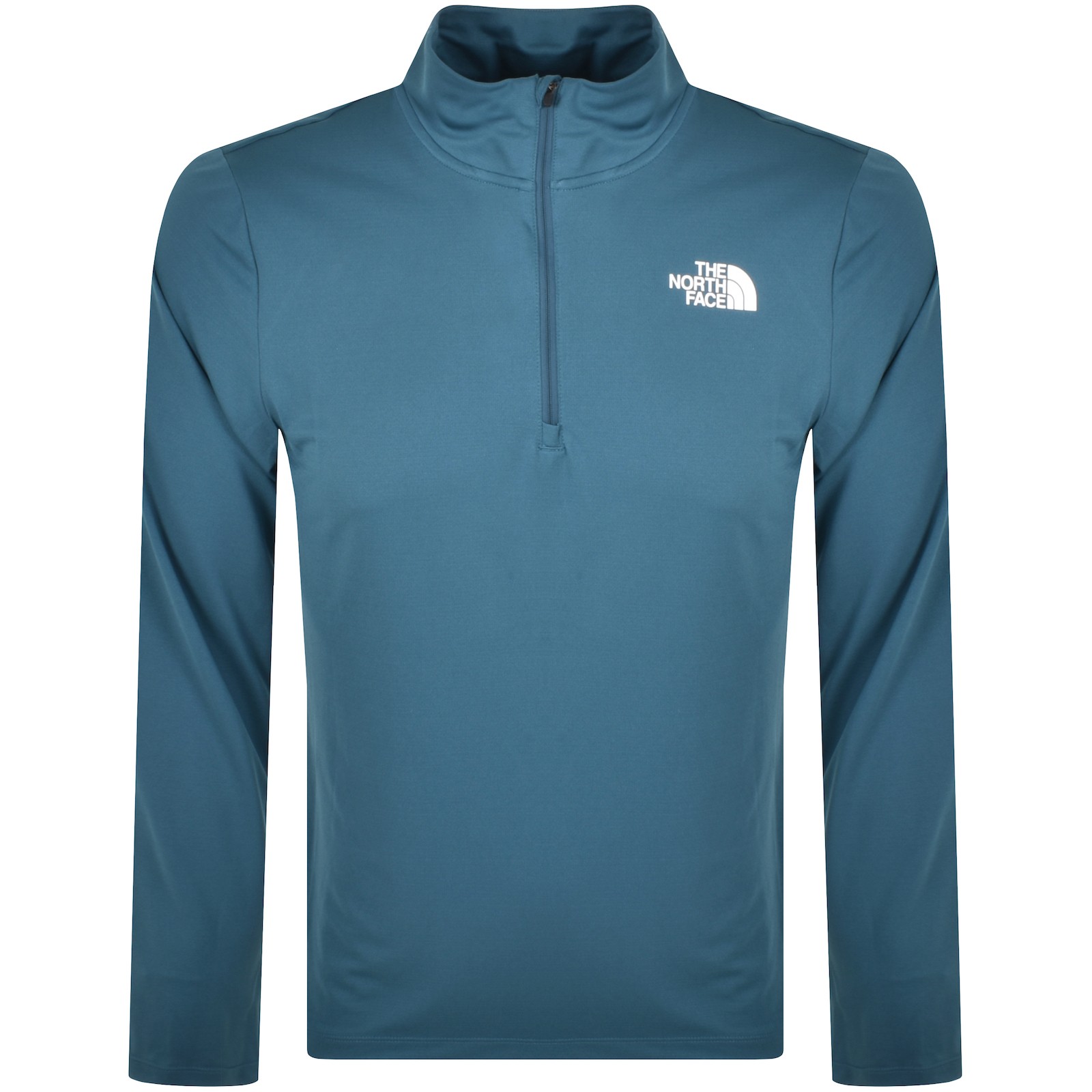 Shop The North Face 24/7 Quarter Zip T Shirt Blue