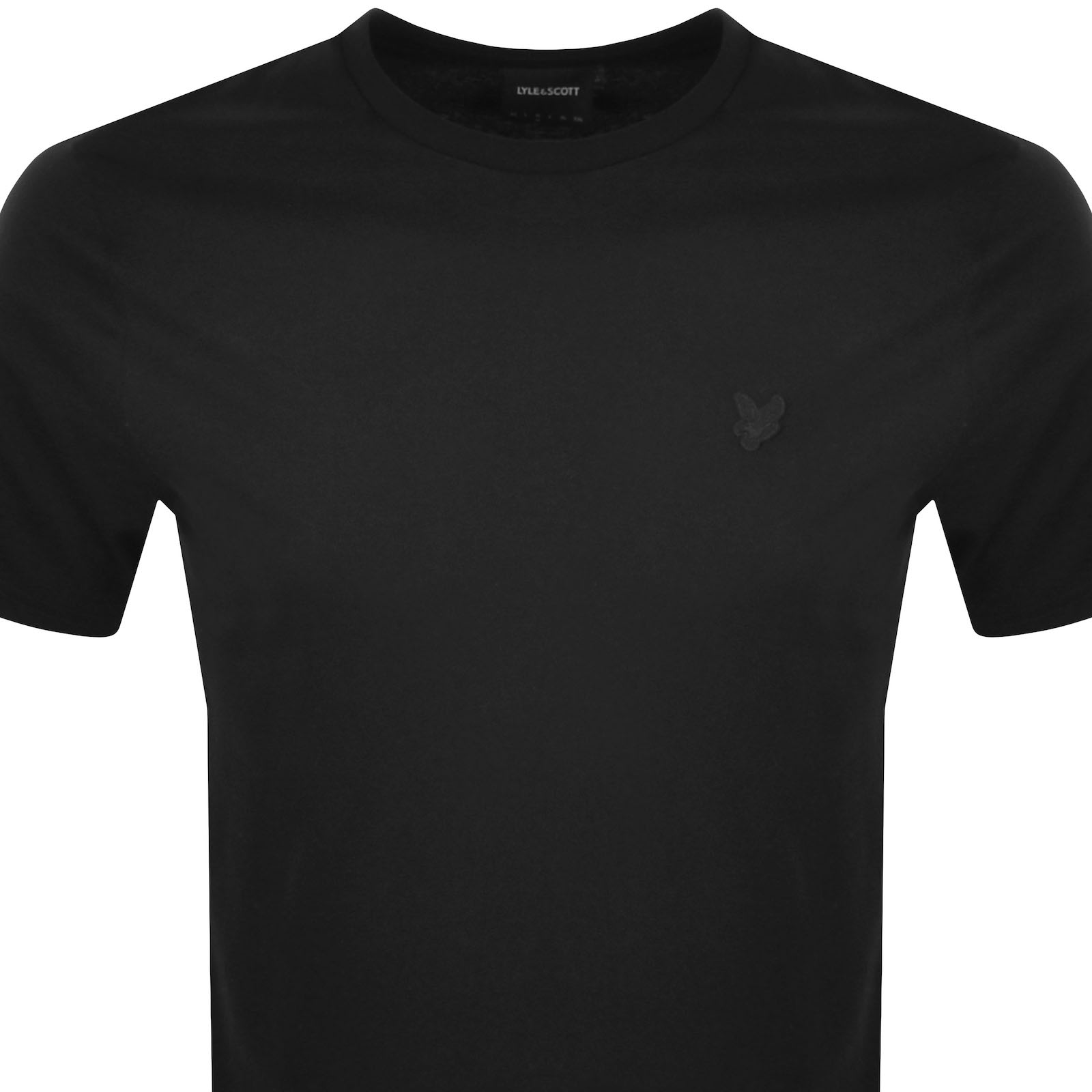 Shop Lyle & Scott Lyle And Scott Tonal Eagle T Shirt Black