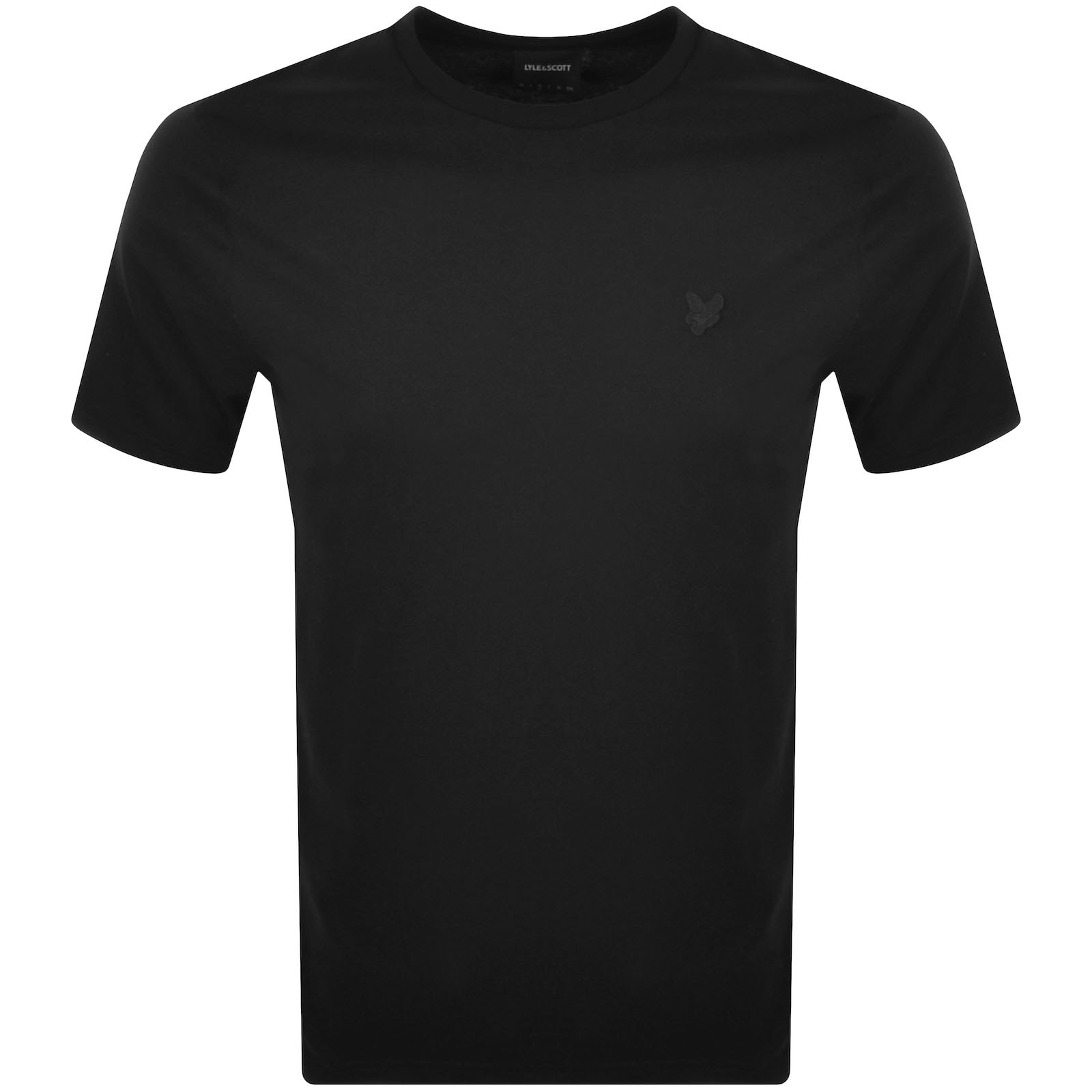 Shop Lyle & Scott Lyle And Scott Tonal Eagle T Shirt Black