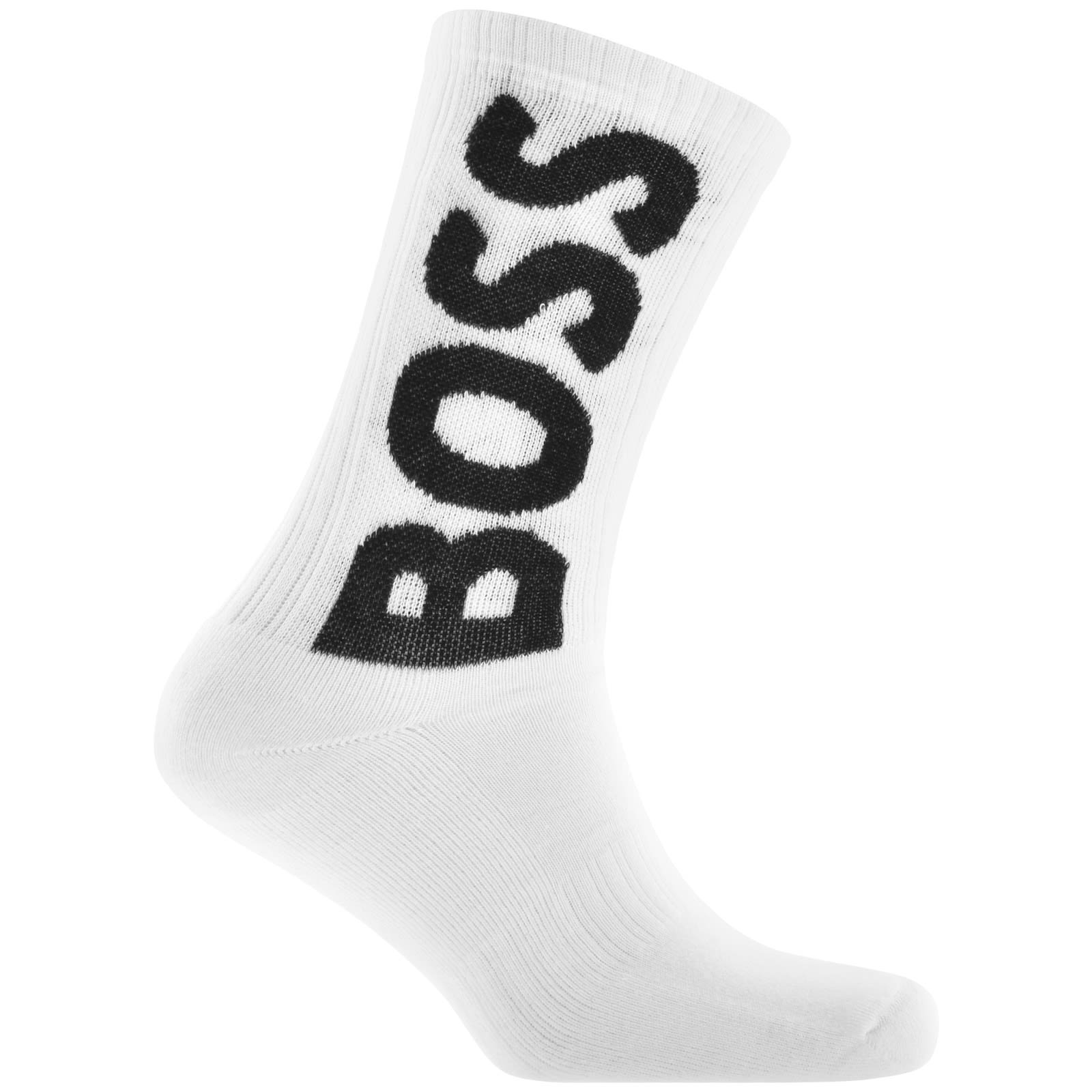 Shop Boss Business Boss 3 Pack Logo Socks In Black