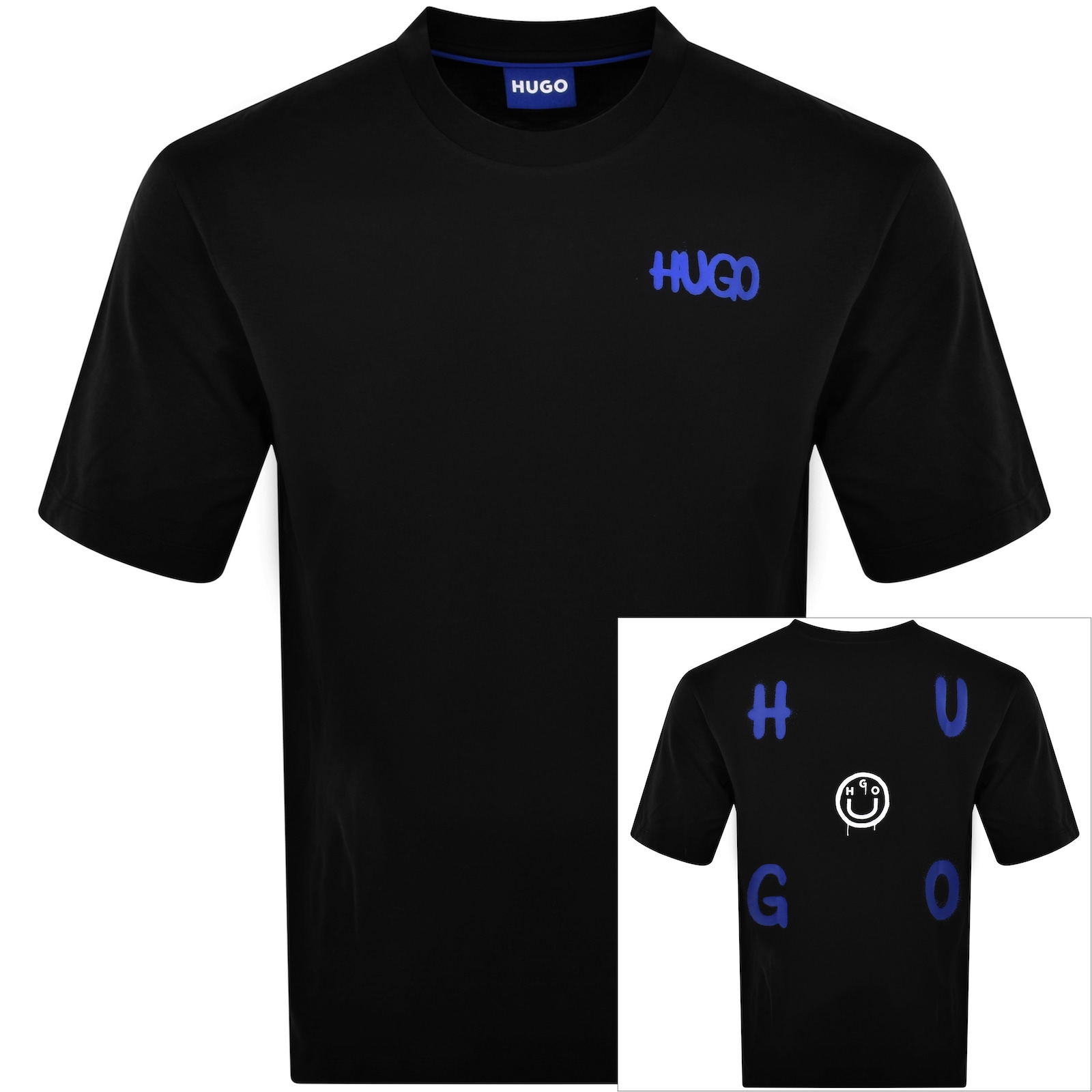 Shop Hugo Blue Nimayliti T Shirt Black