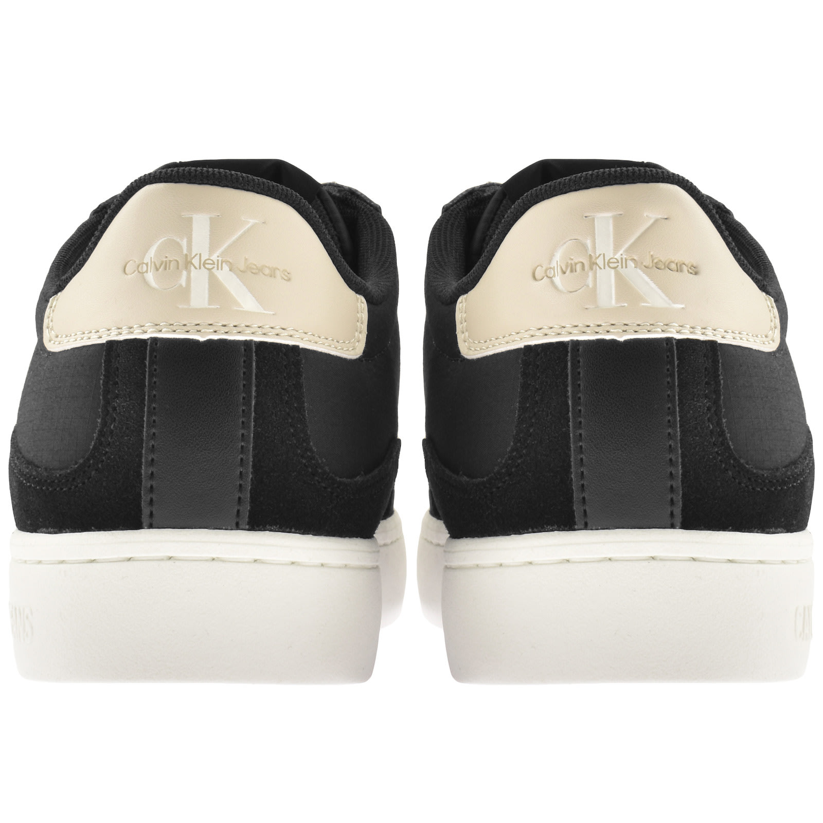 Shop Calvin Klein Jeans Classic Cupsole Trainers Black