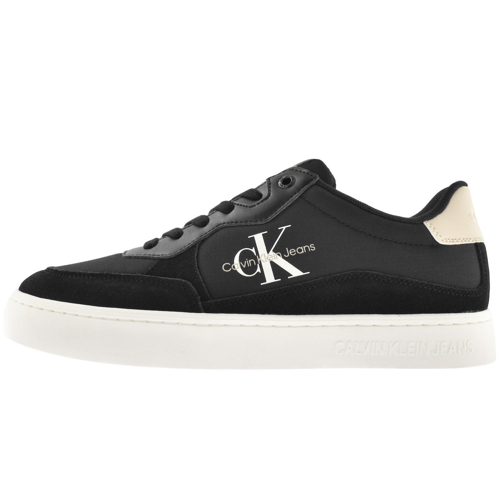 Shop Calvin Klein Jeans Classic Cupsole Trainers Black