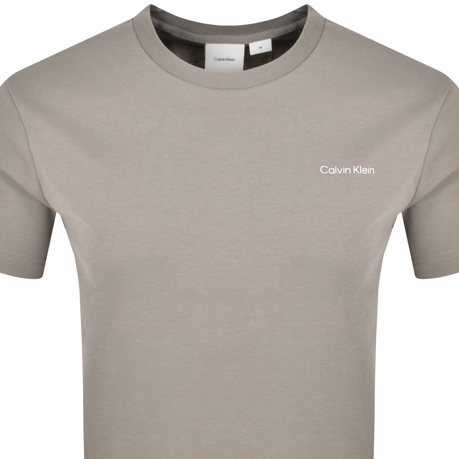 Shop Calvin Klein Interlock T Shirt Grey