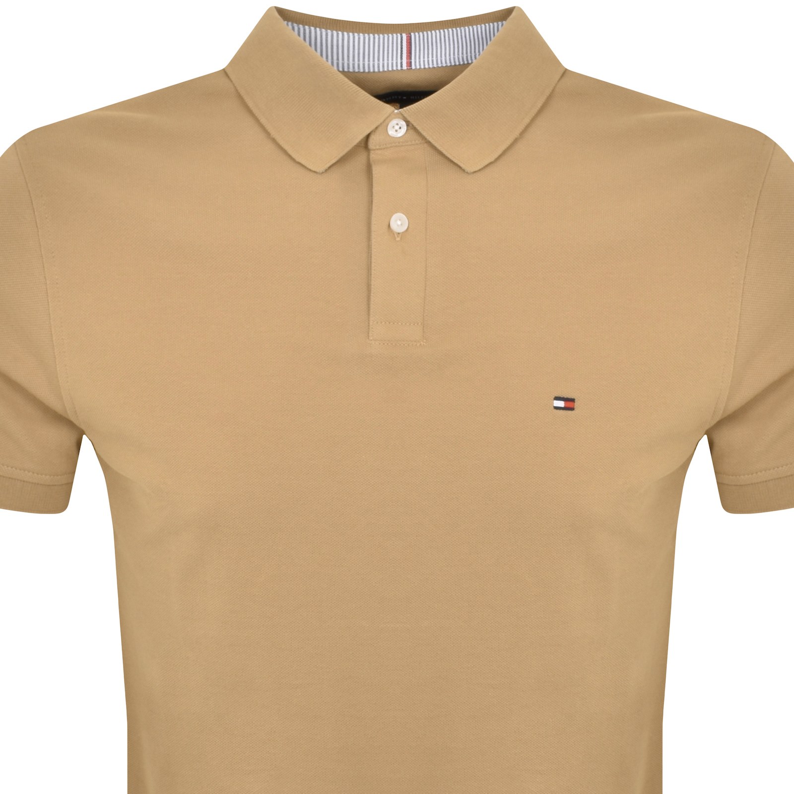 Shop Tommy Hilfiger Regular Fit 1985 Polo T Shirt Khaki