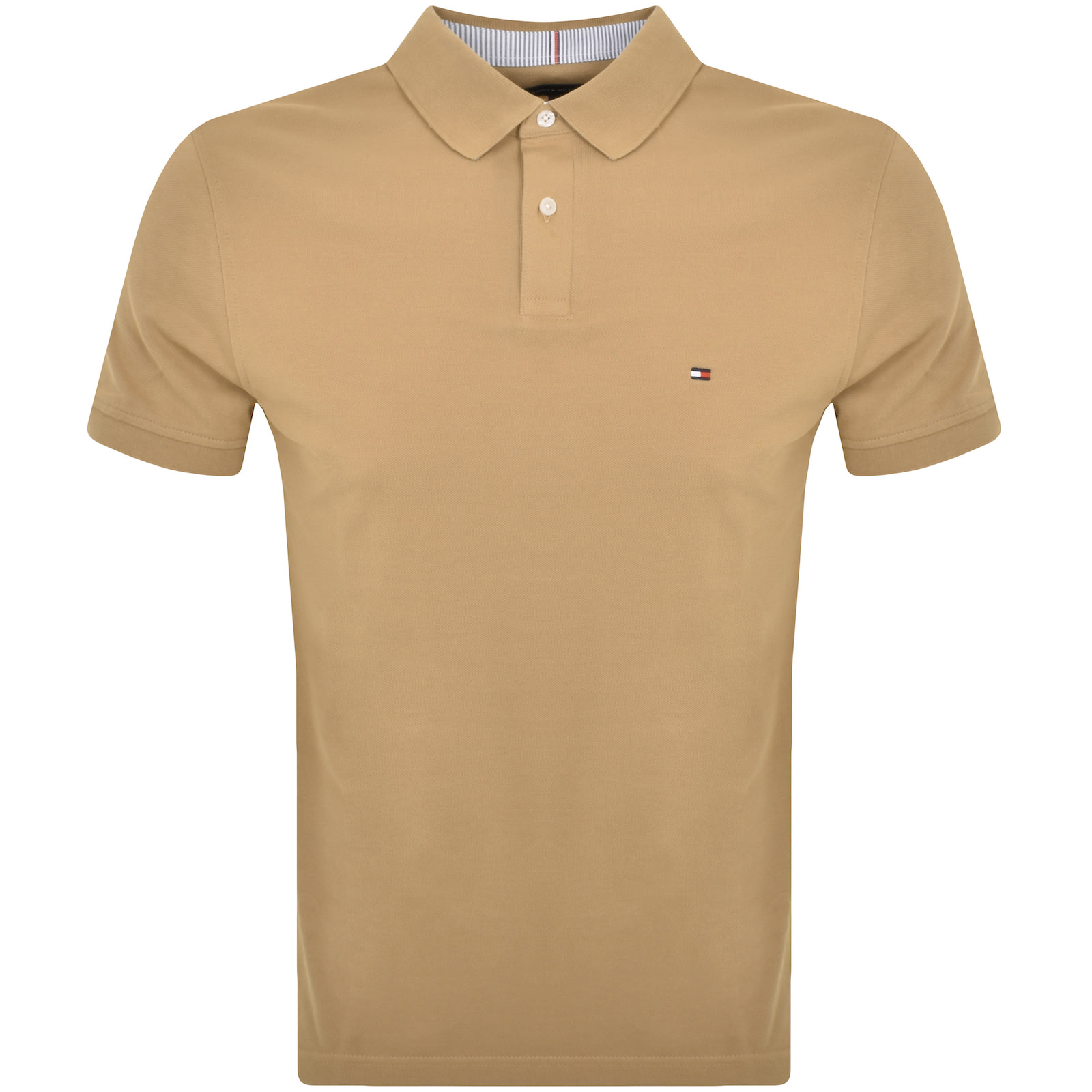 Shop Tommy Hilfiger Regular Fit 1985 Polo T Shirt Khaki