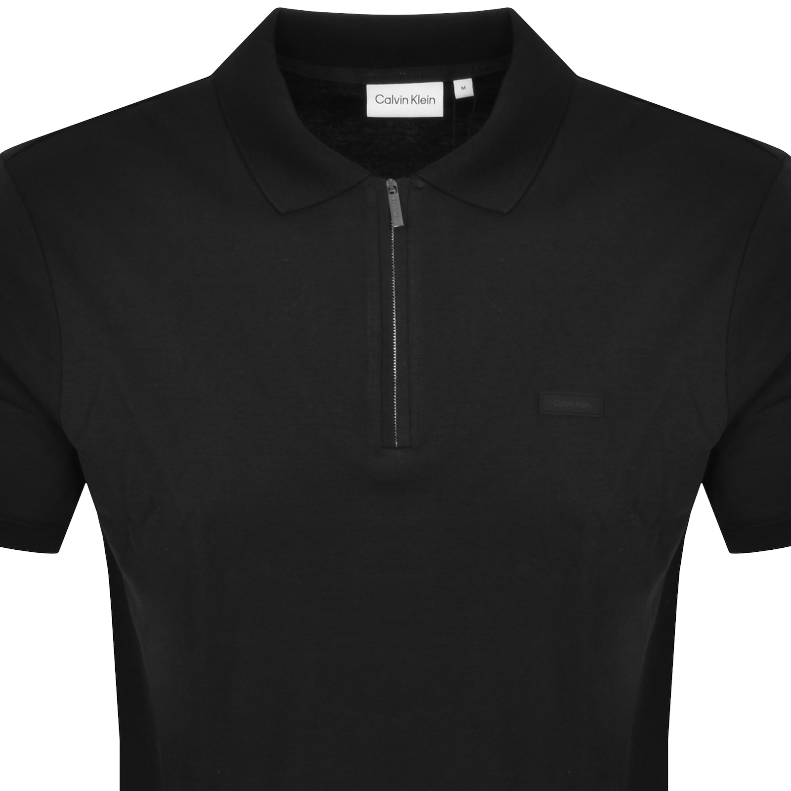 Shop Calvin Klein Welt Polo T Shirt Black