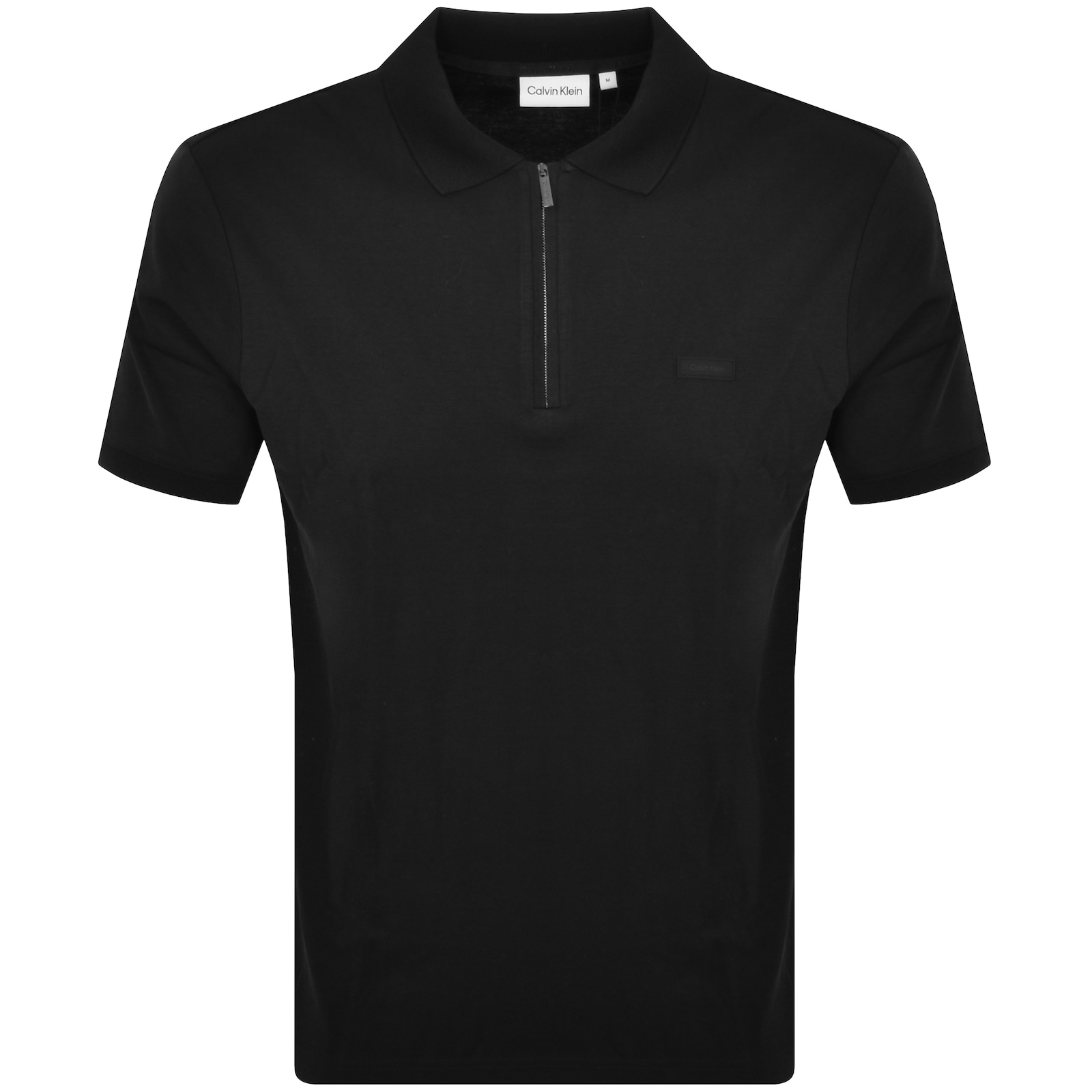 Shop Calvin Klein Welt Polo T Shirt Black