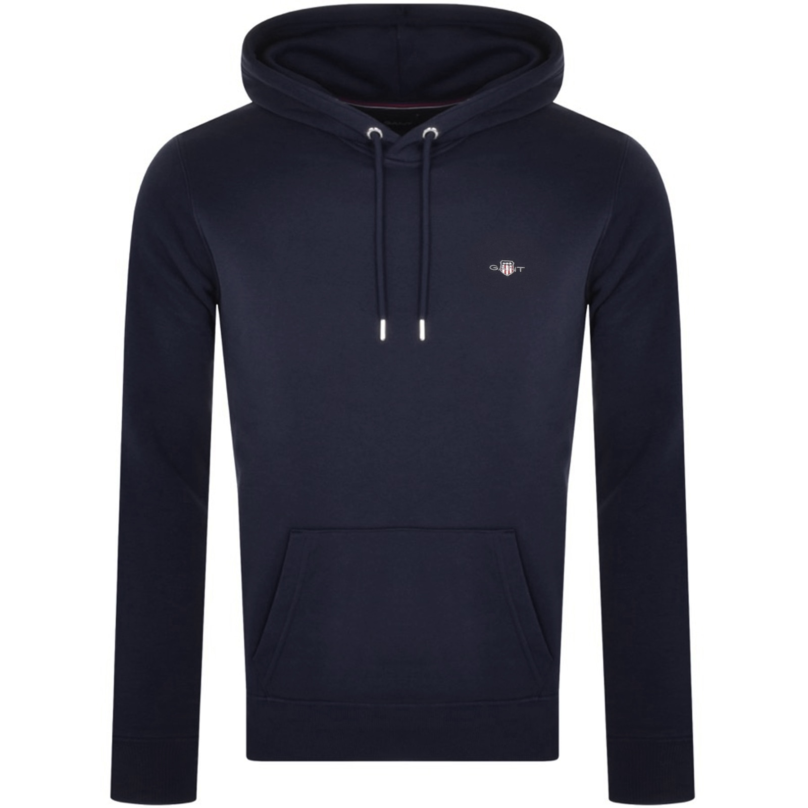 Shop Gant Regular Shield Hoodie Navy