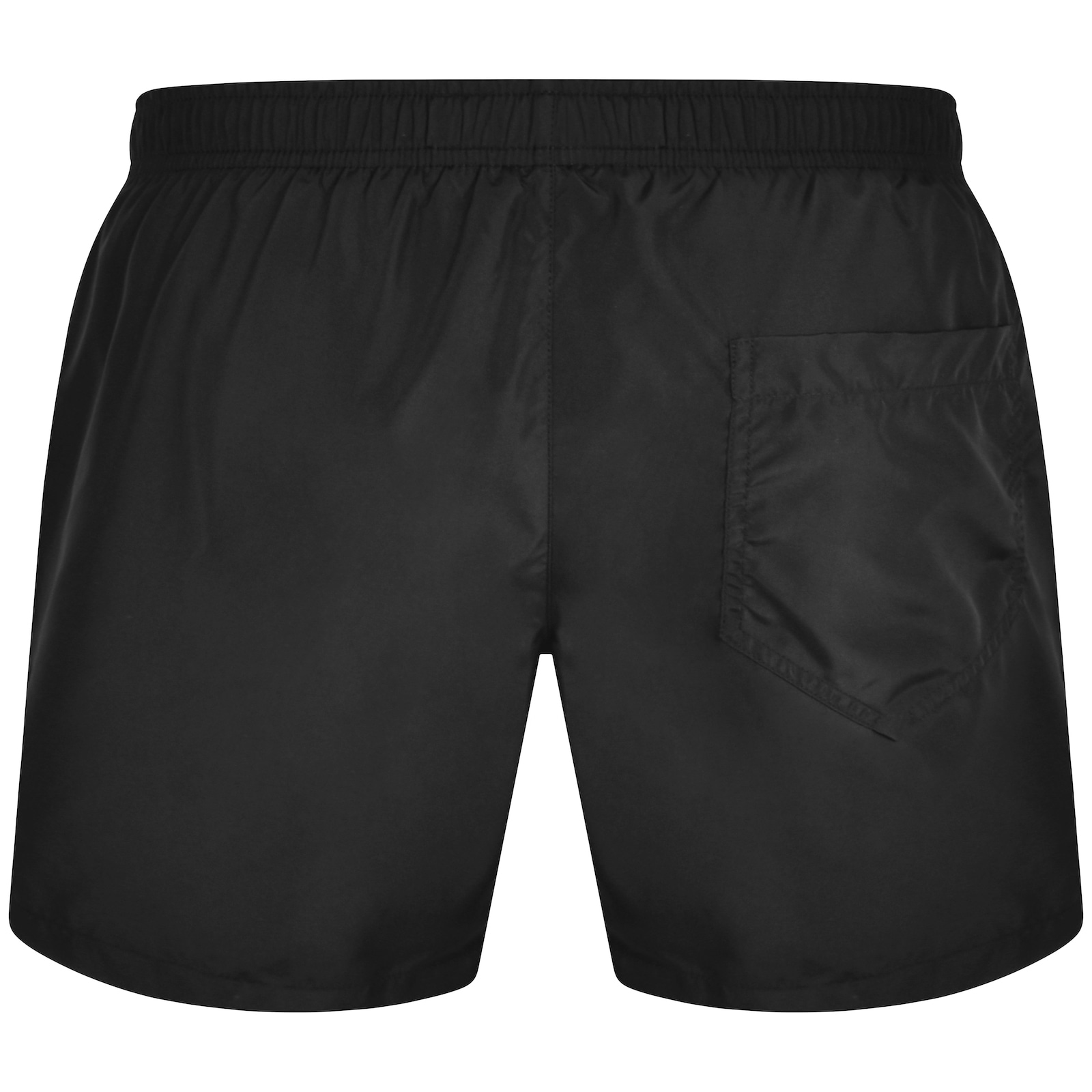 Shop Moschino Logo Swim Shorts Black