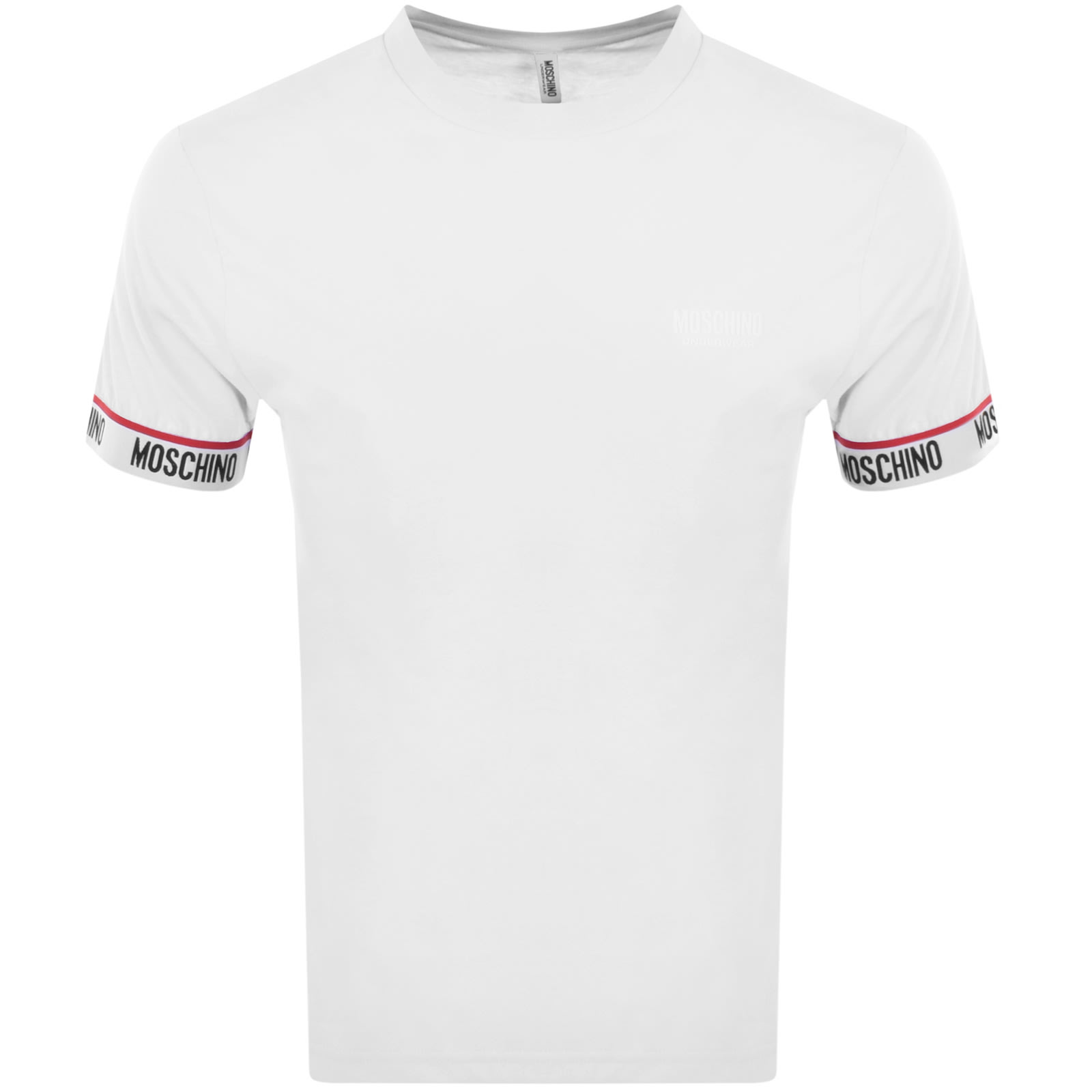 Shop Moschino Logo T Shirt White