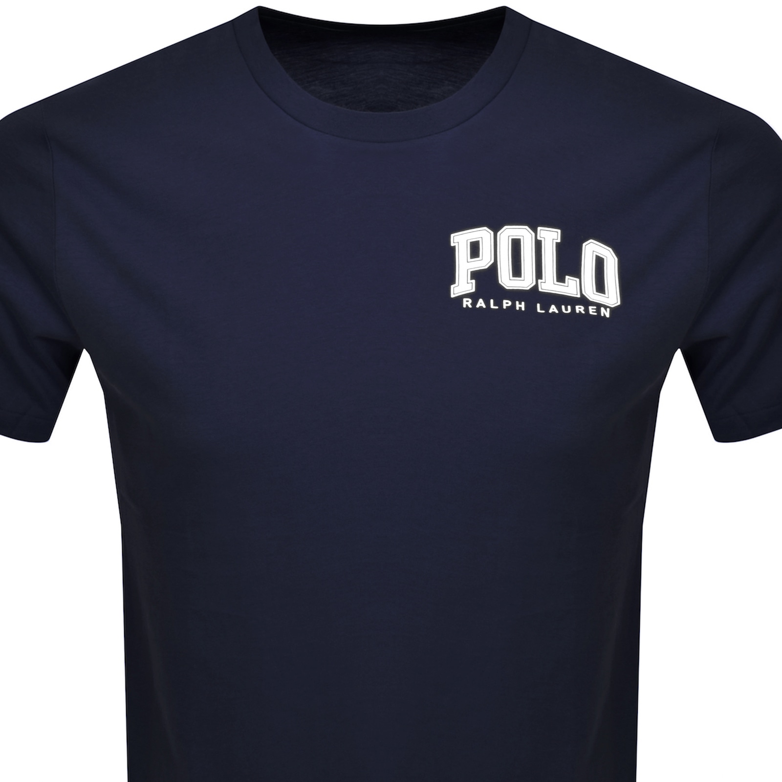 Shop Ralph Lauren Logo Crew Neck T Shirt Navy