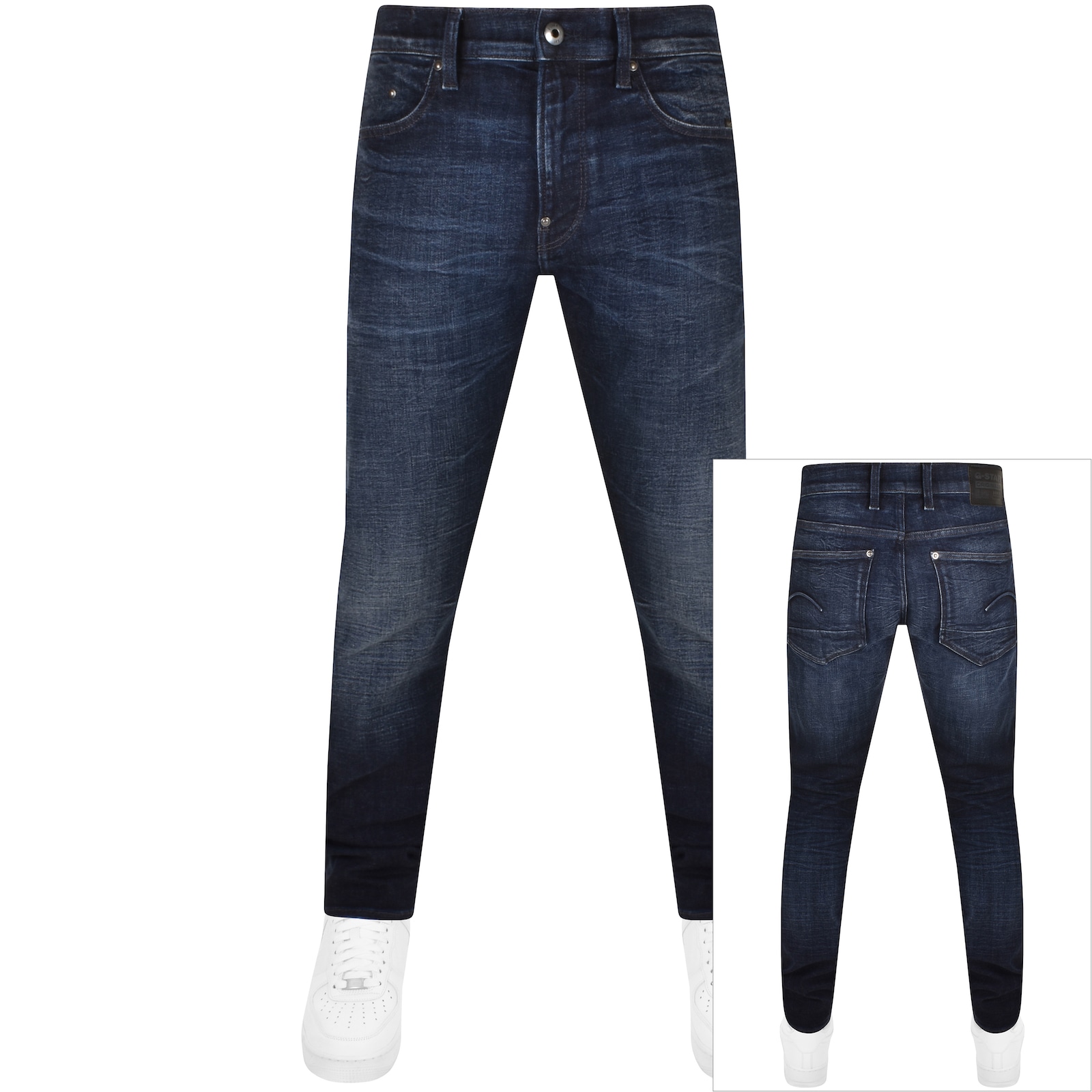 Shop G-star G Star Raw Revend Skinny Jeans Blue