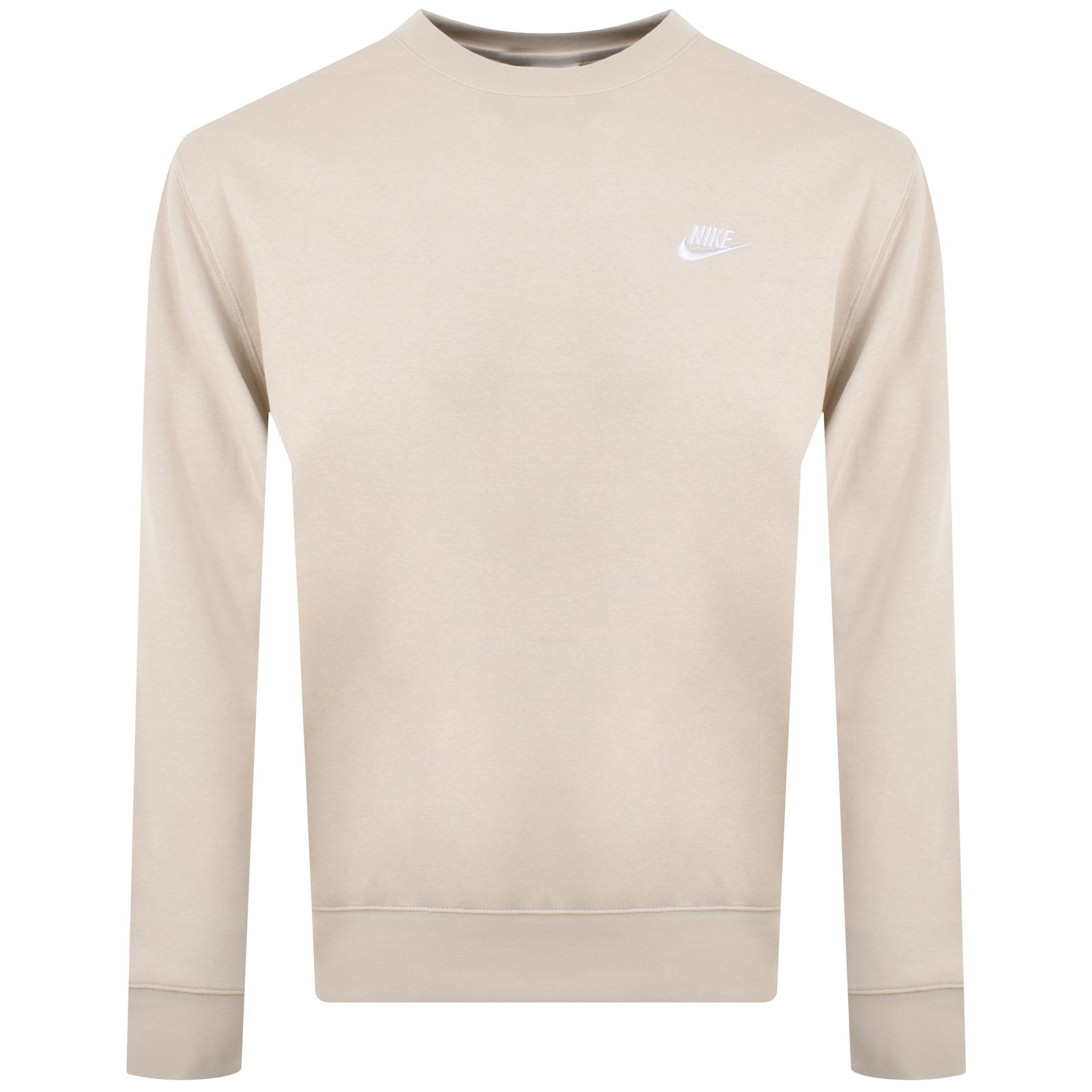 NIKE NIKE CREW NECK CLUB SWEATSHIRT BEIGE 