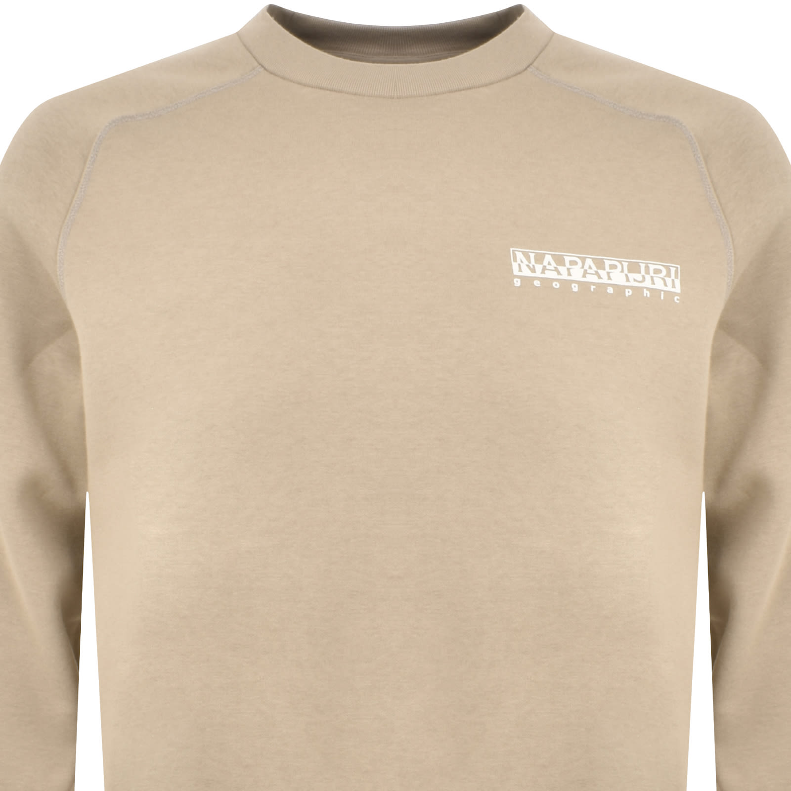 Shop Napapijri B Rollin C Sweatshirt Beige