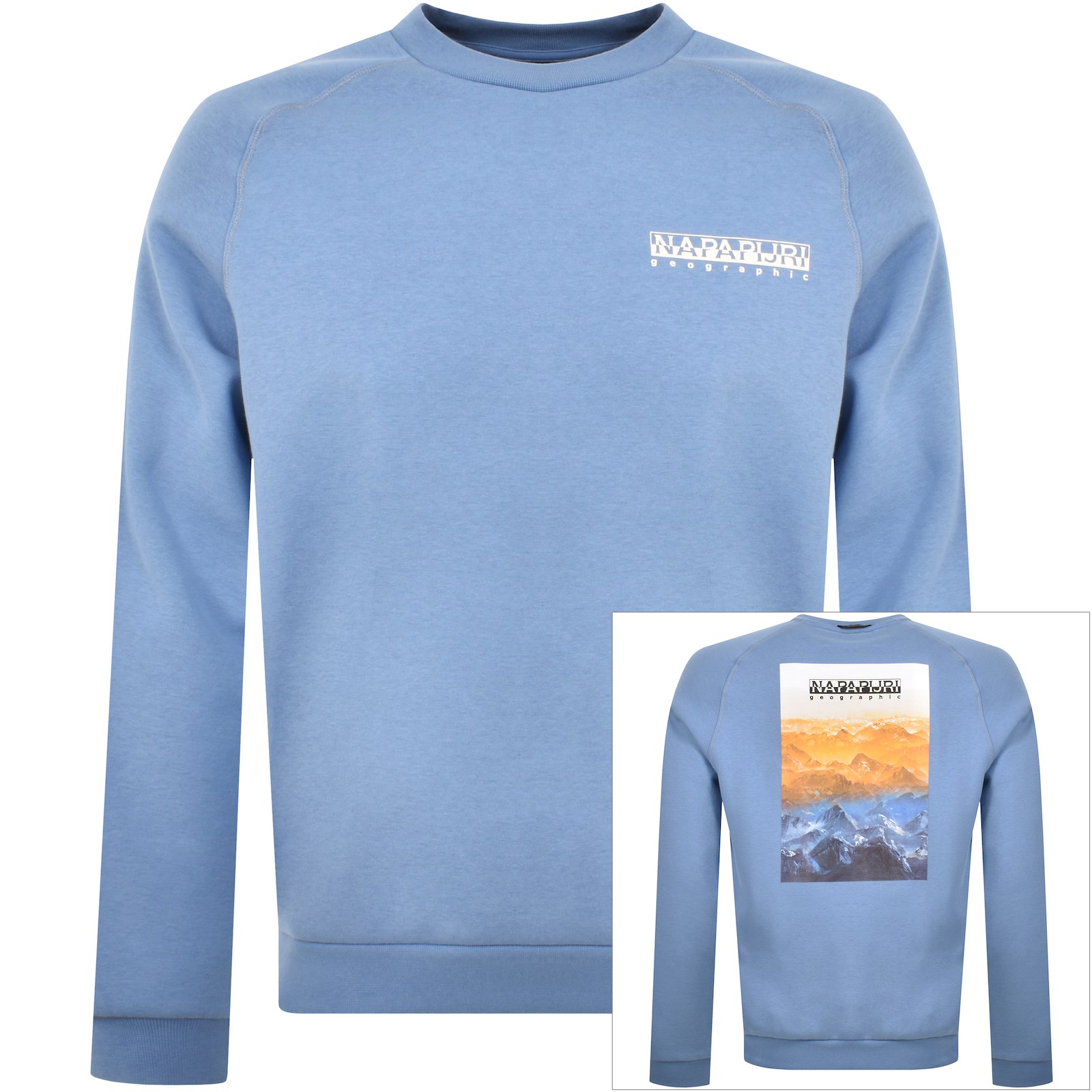 Shop Napapijri B Rollin C Sweatshirt Blue