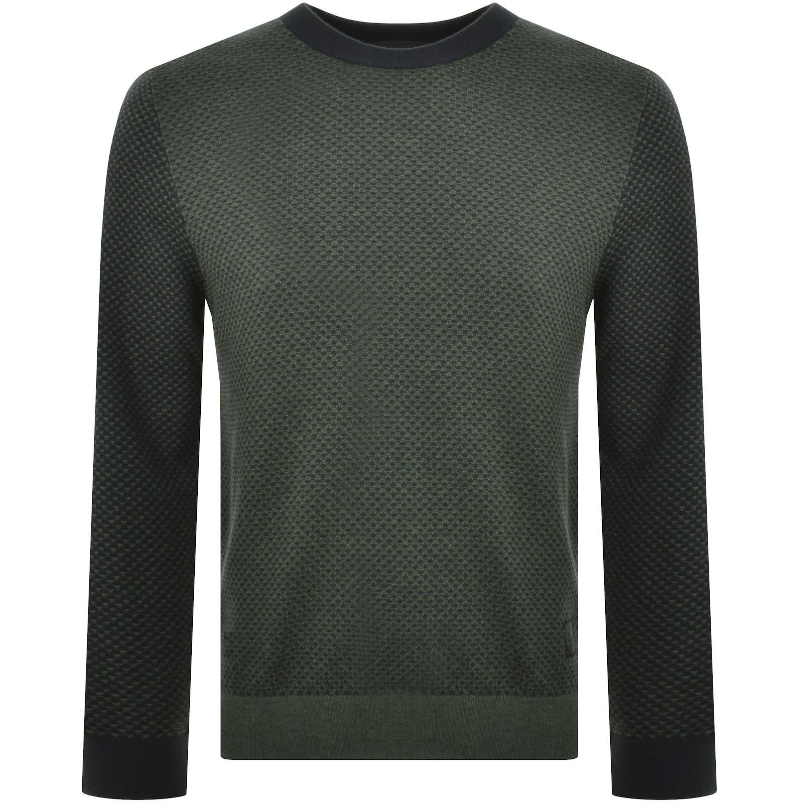 Shop Paul Smith Crew Neck Knit Jumper Green