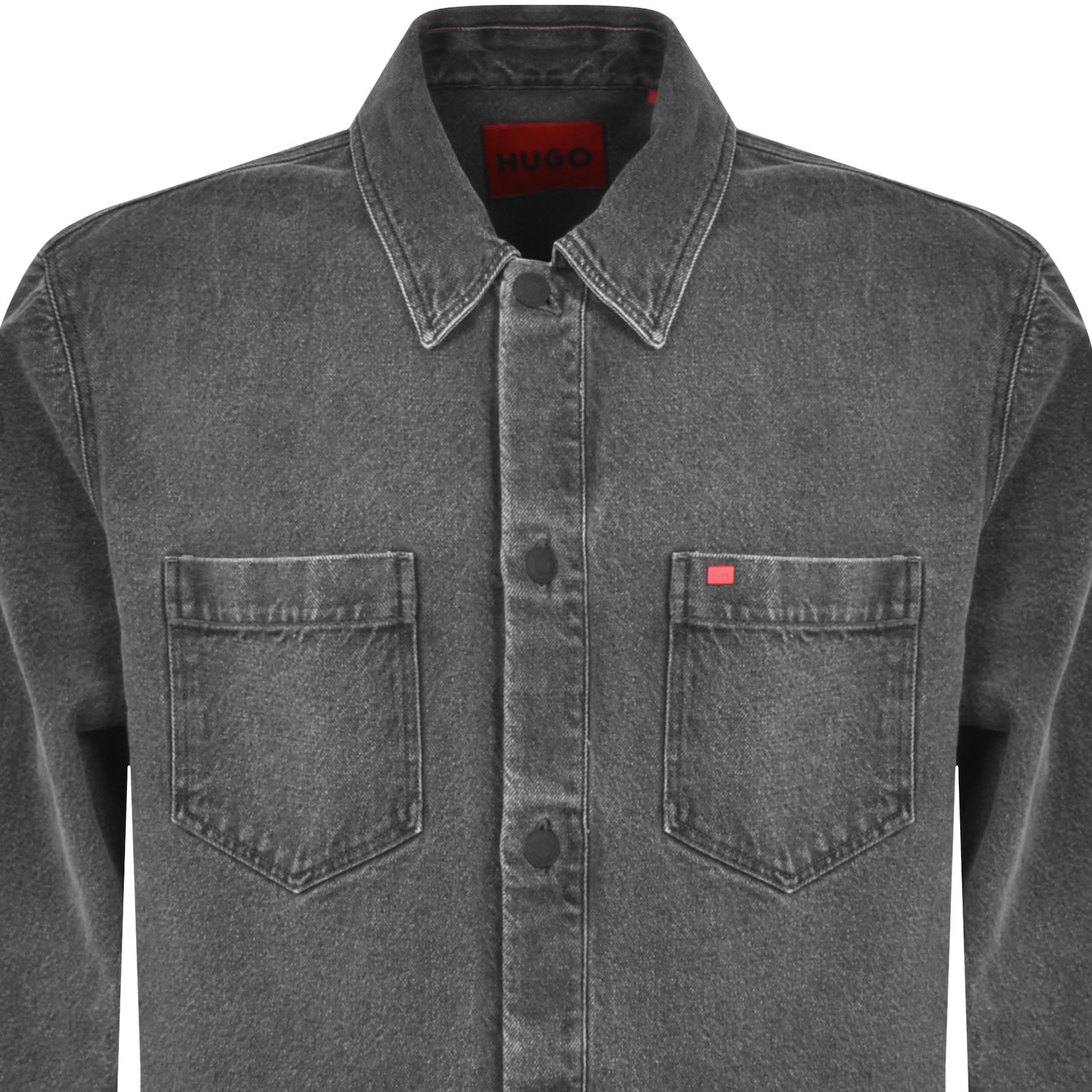 HUGO BOSS HUGO EWOVO OVERSHIRT JACKET GREY