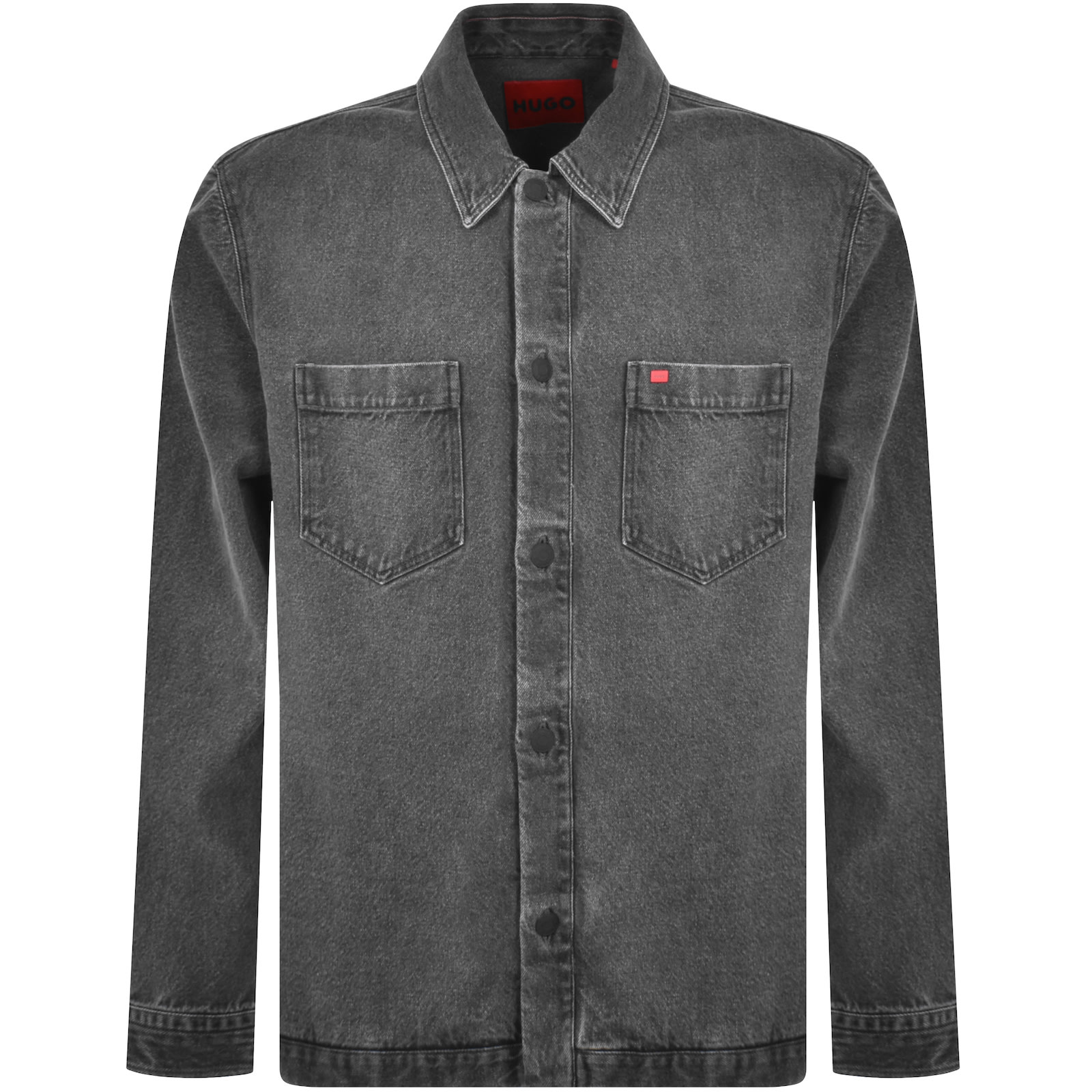 HUGO BOSS HUGO EWOVO OVERSHIRT JACKET GREY