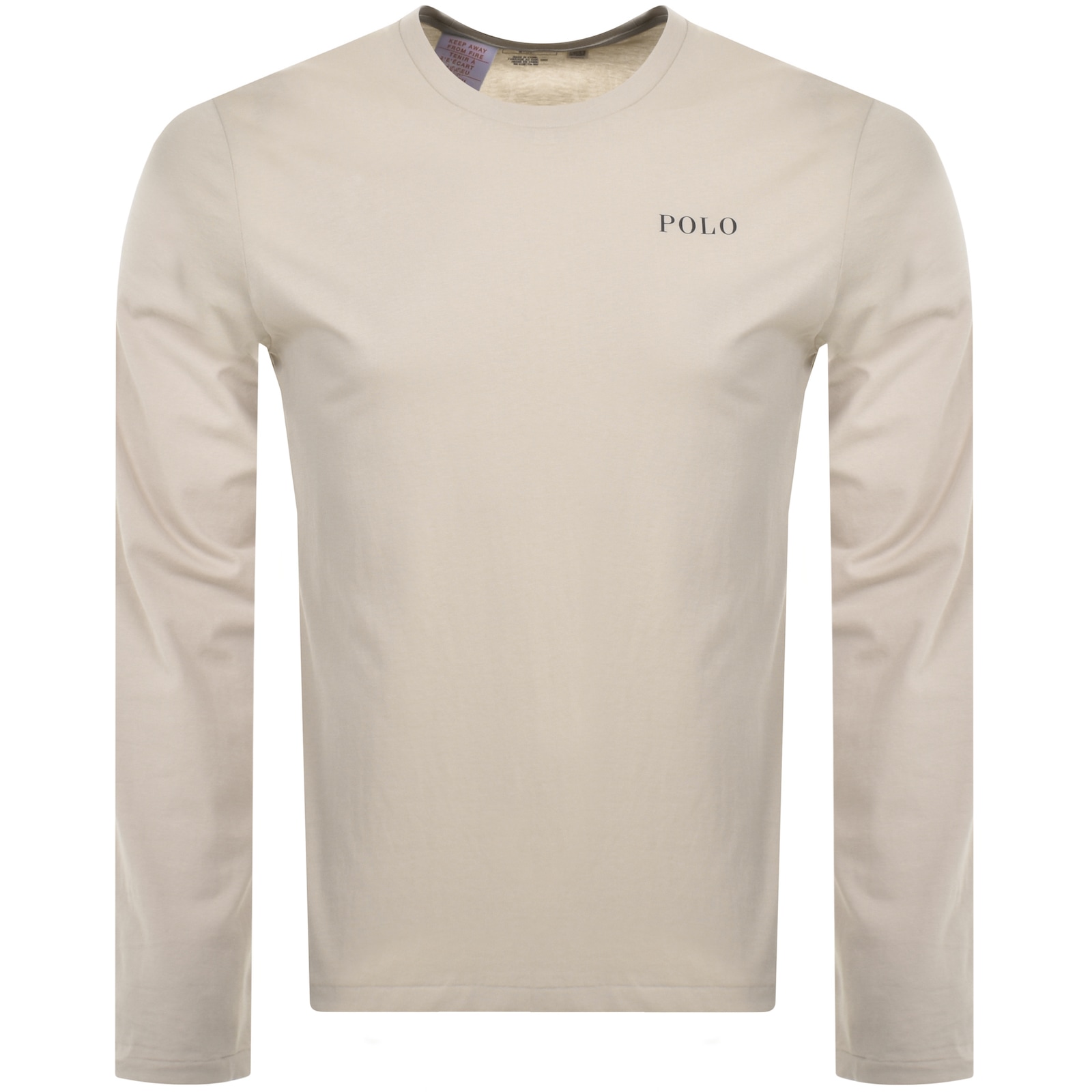 Shop Ralph Lauren Long Sleeved T Shirt Grey