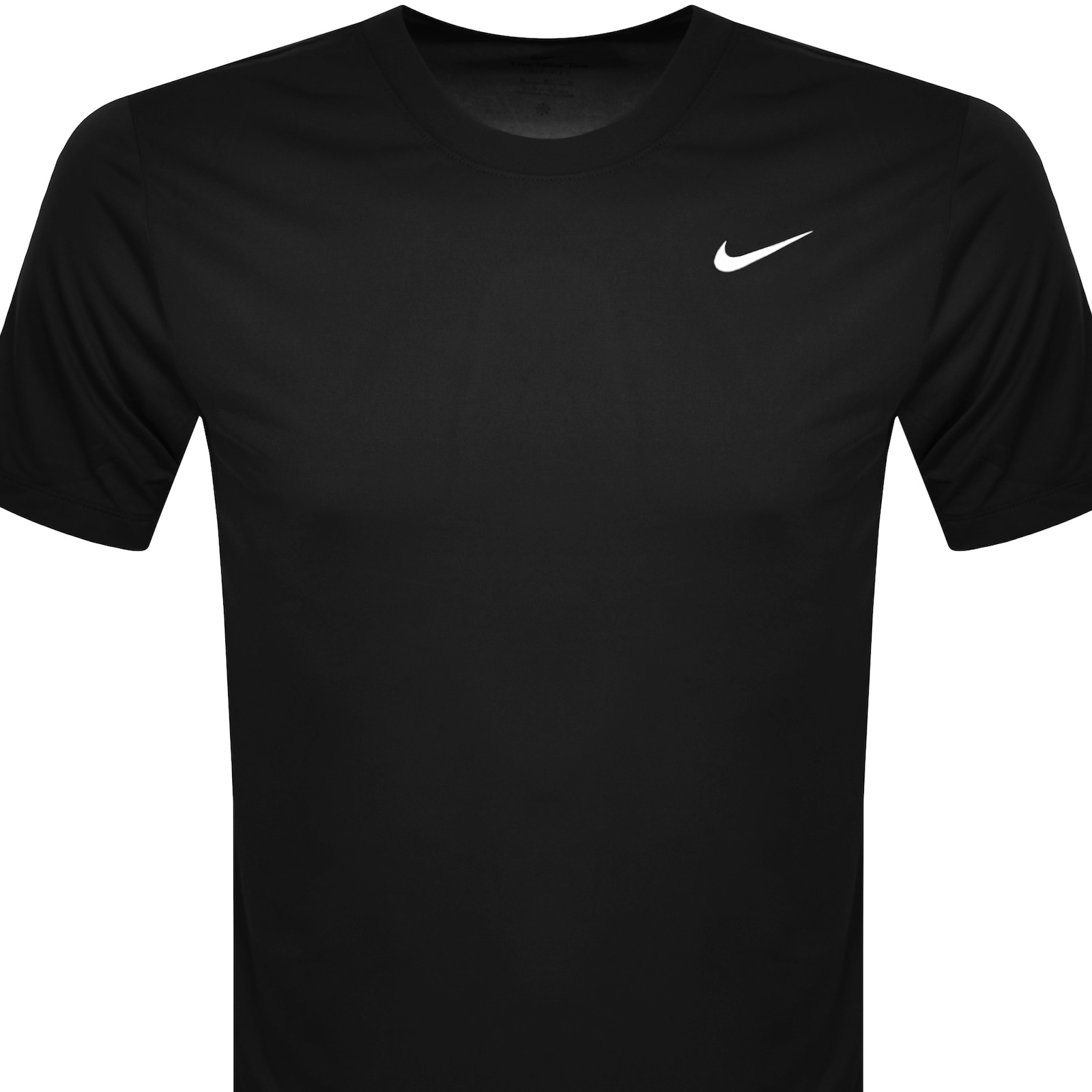 Shop Nike Training Dri Fit Logo T Shirt Black