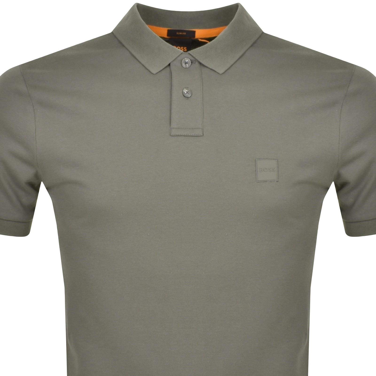 Shop Boss Casual Boss Slim Fit Passenger Polo T Shirt Grey