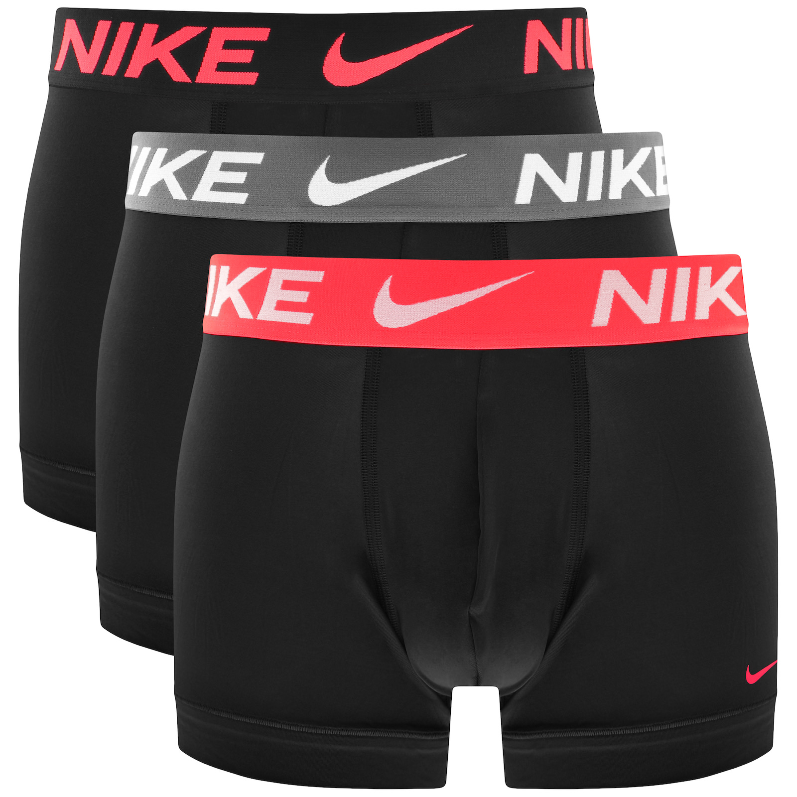 Nike Logo 3 Pack Trunks Black