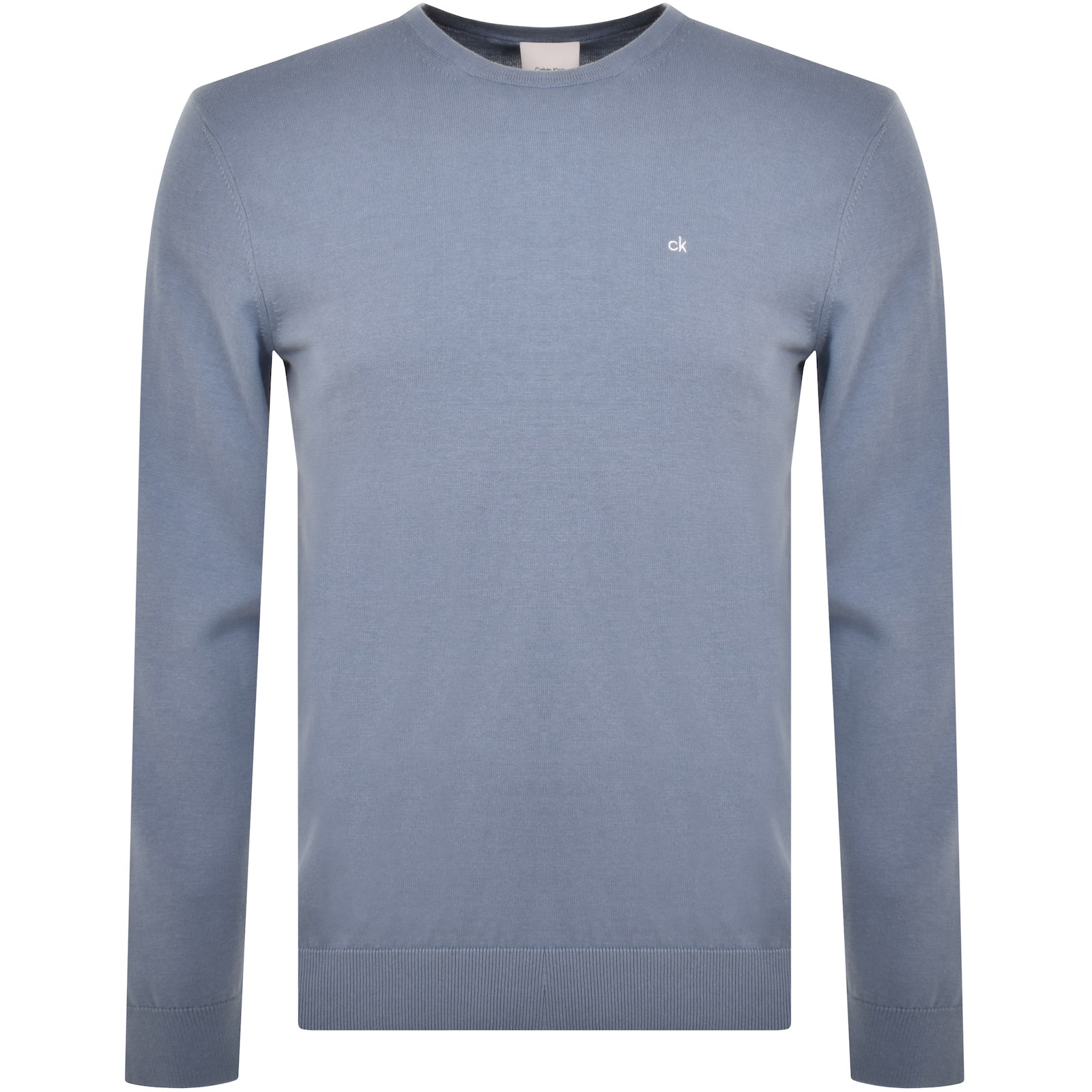 Shop Calvin Klein Logo Sweatshirt Blue