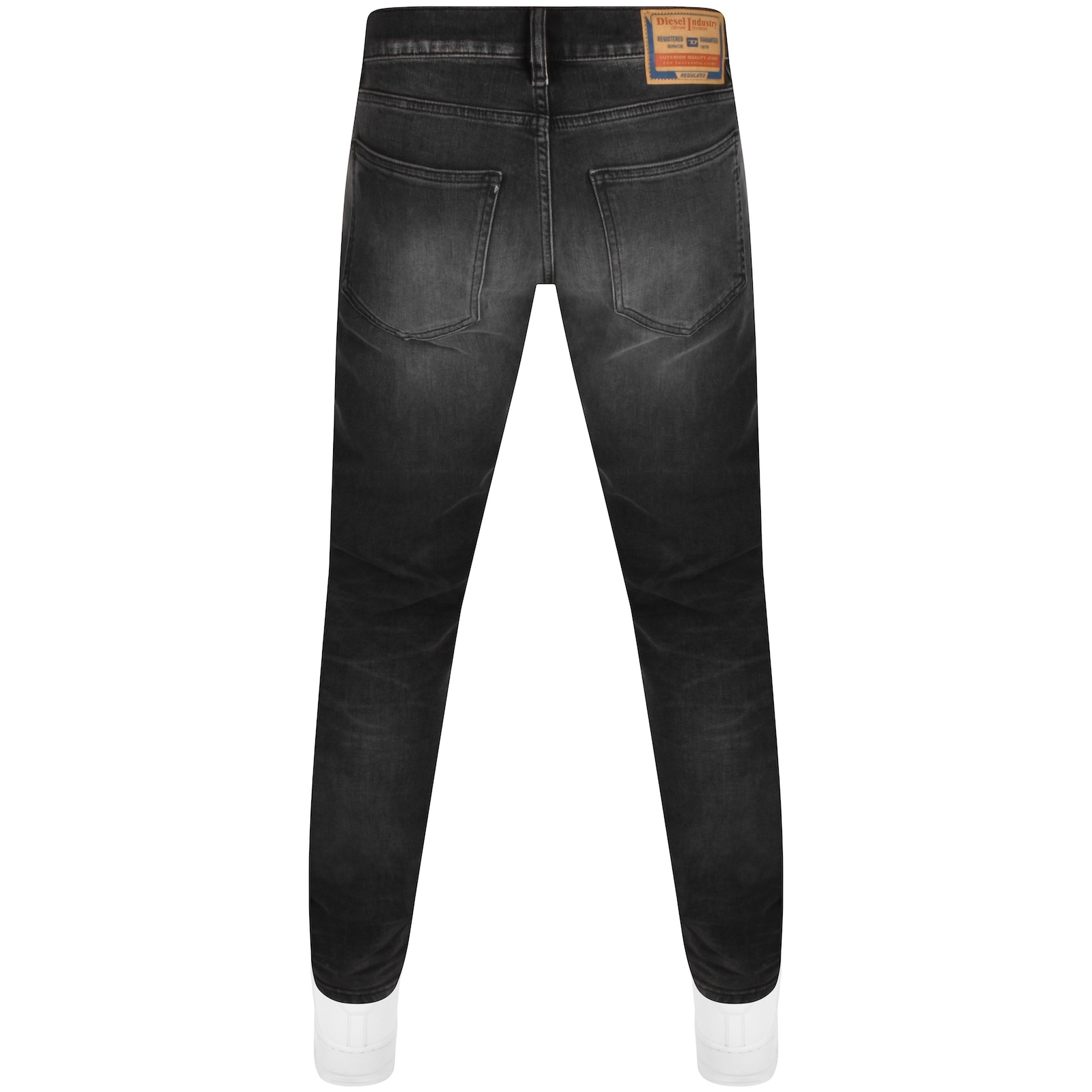 Shop Diesel D Strukt Slim Fit Mid Wash Jeans Grey