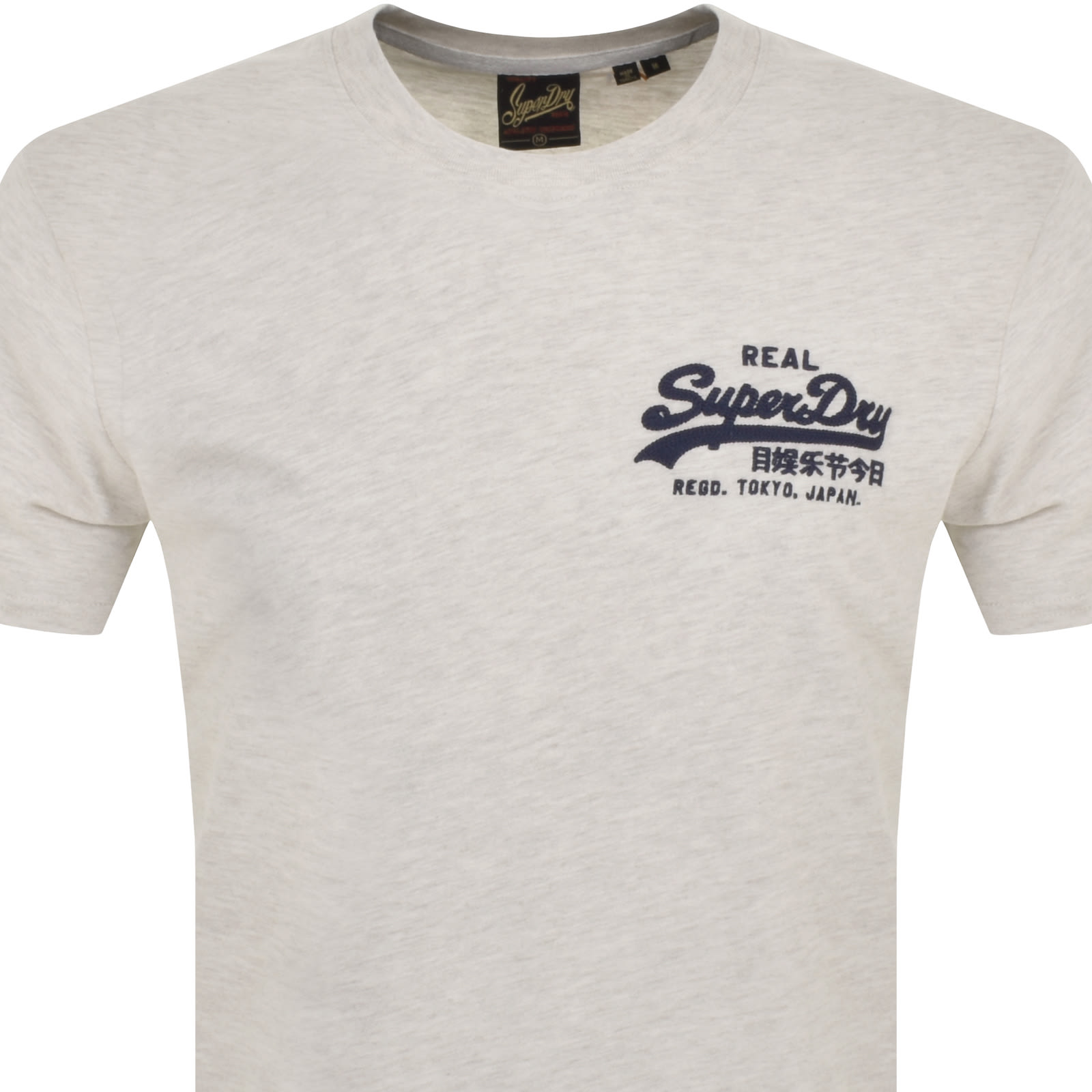 Shop Superdry Classic Vl Graphic T Shirt Cream